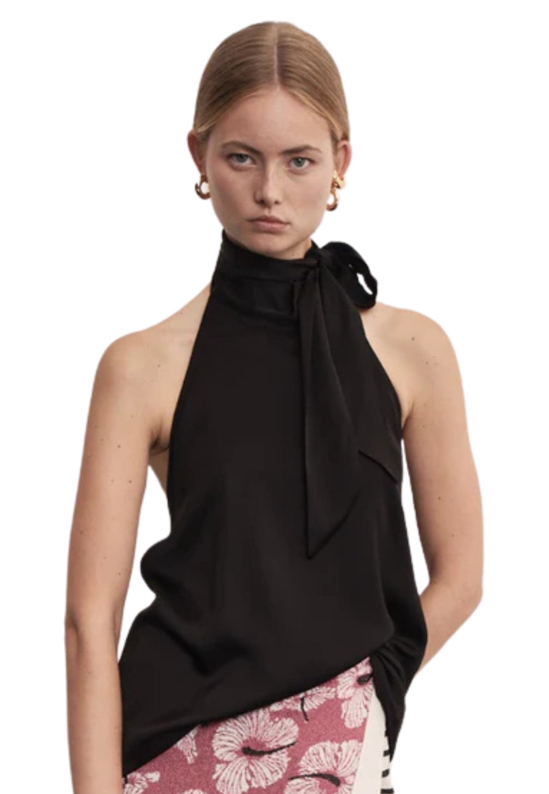 AKEP Top Donna Akep con foulard da donna in Canotte e top Drestige - Casamassima, commercioVirtuoso.it