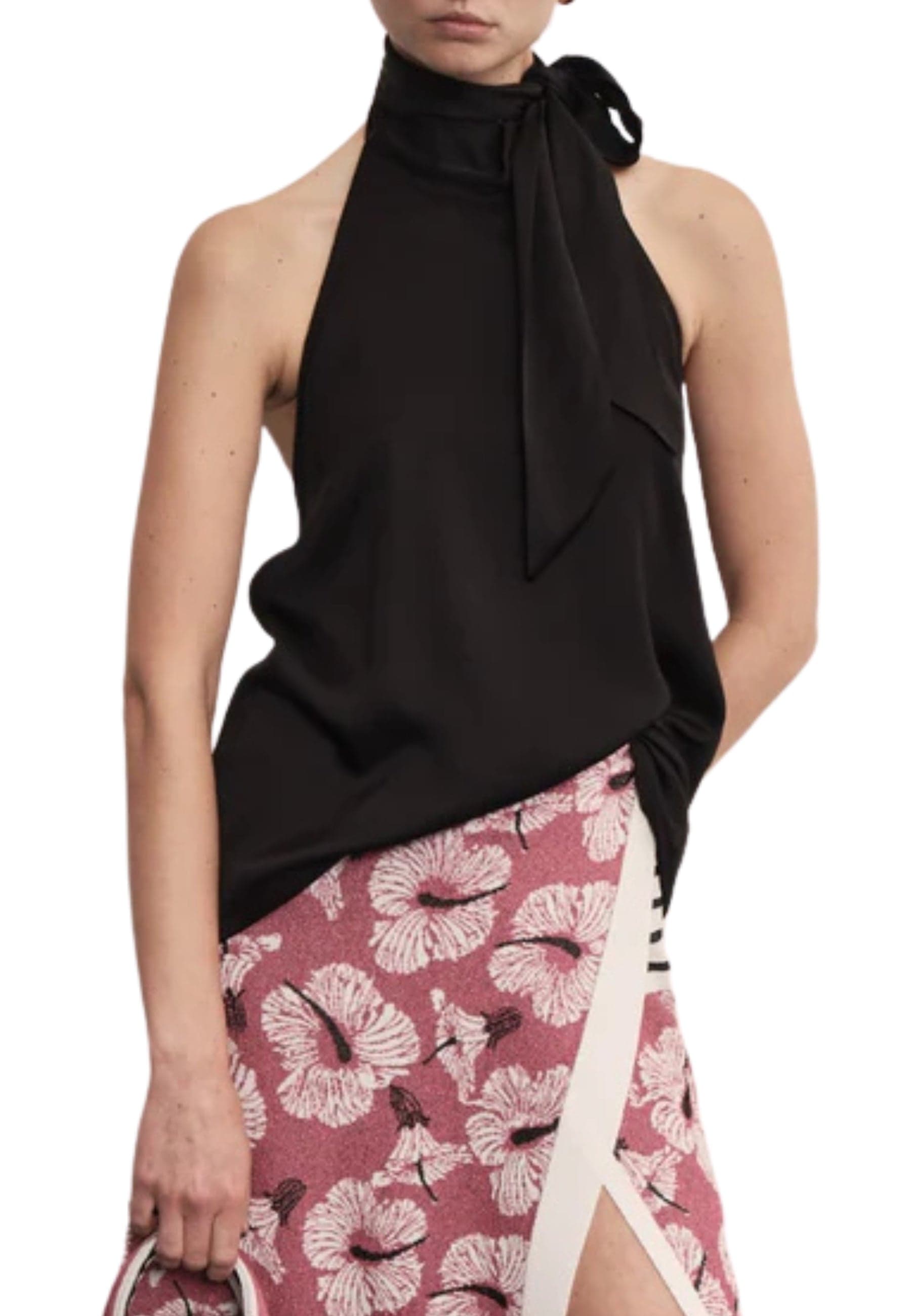 AKEP Top Donna Akep con foulard da donna in Canotte e top Drestige - Casamassima, commercioVirtuoso.it