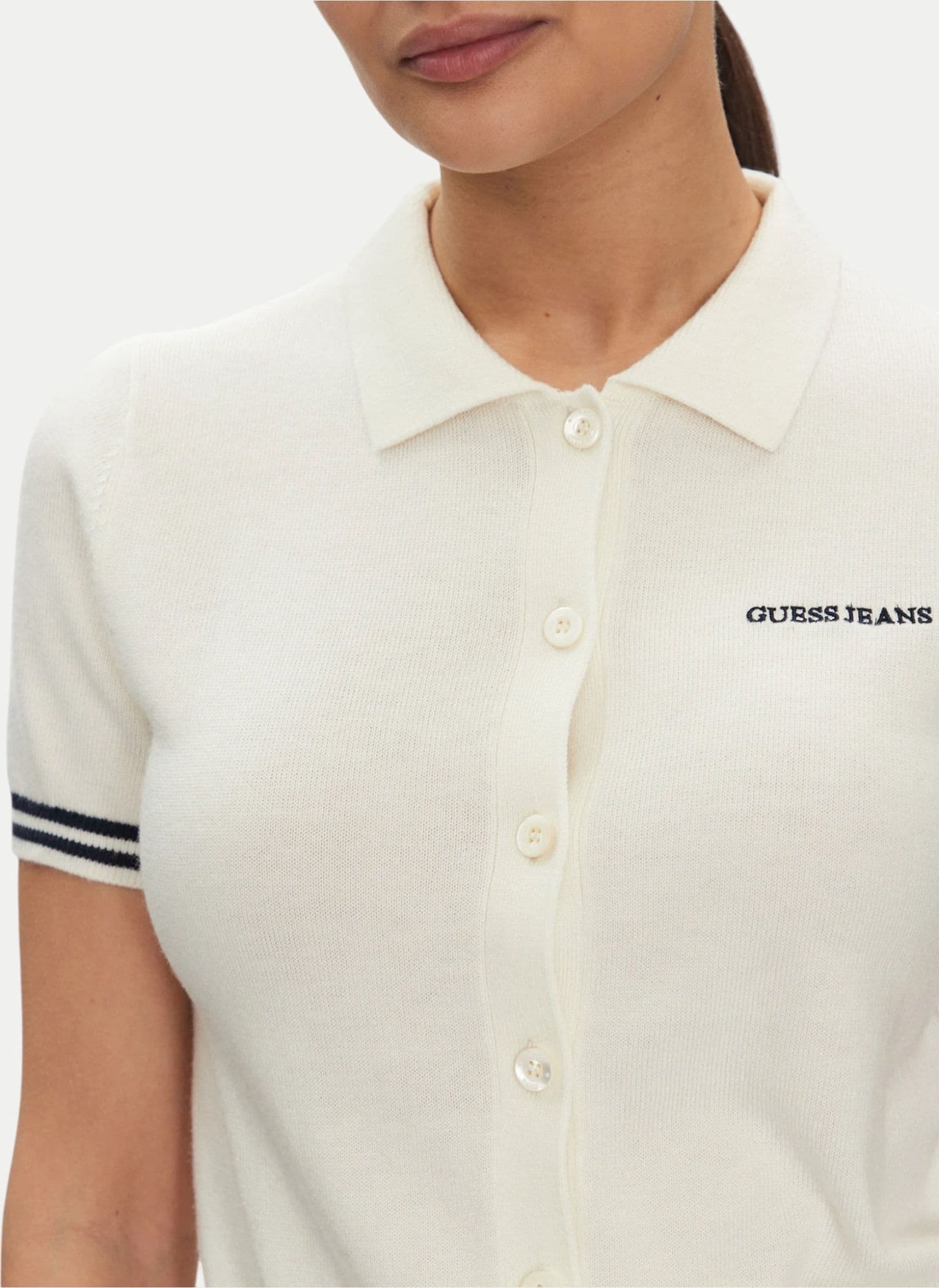 GUESS JEANS Polo Donna Guess Jeans Regular Fit da donna in Polo Drestige - Casamassima, commercioVirtuoso.it