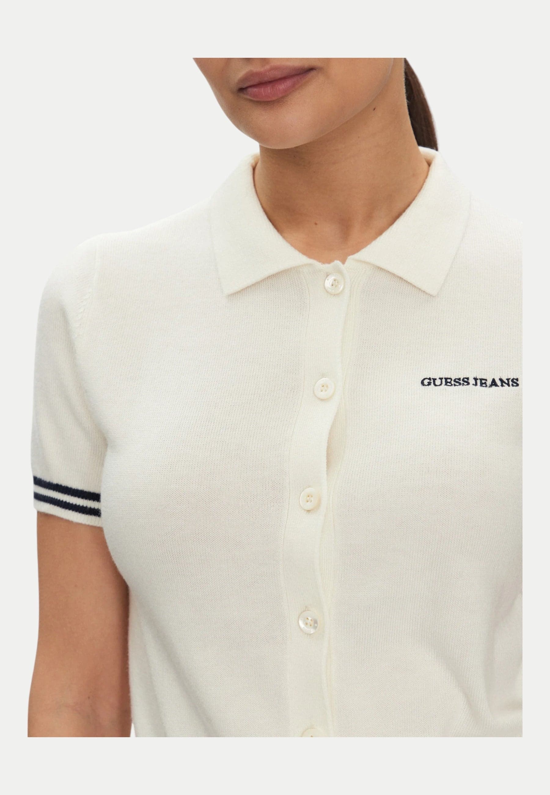 GUESS JEANS Polo Donna Guess Jeans Regular Fit da donna in Polo Drestige - Casamassima, commercioVirtuoso.it