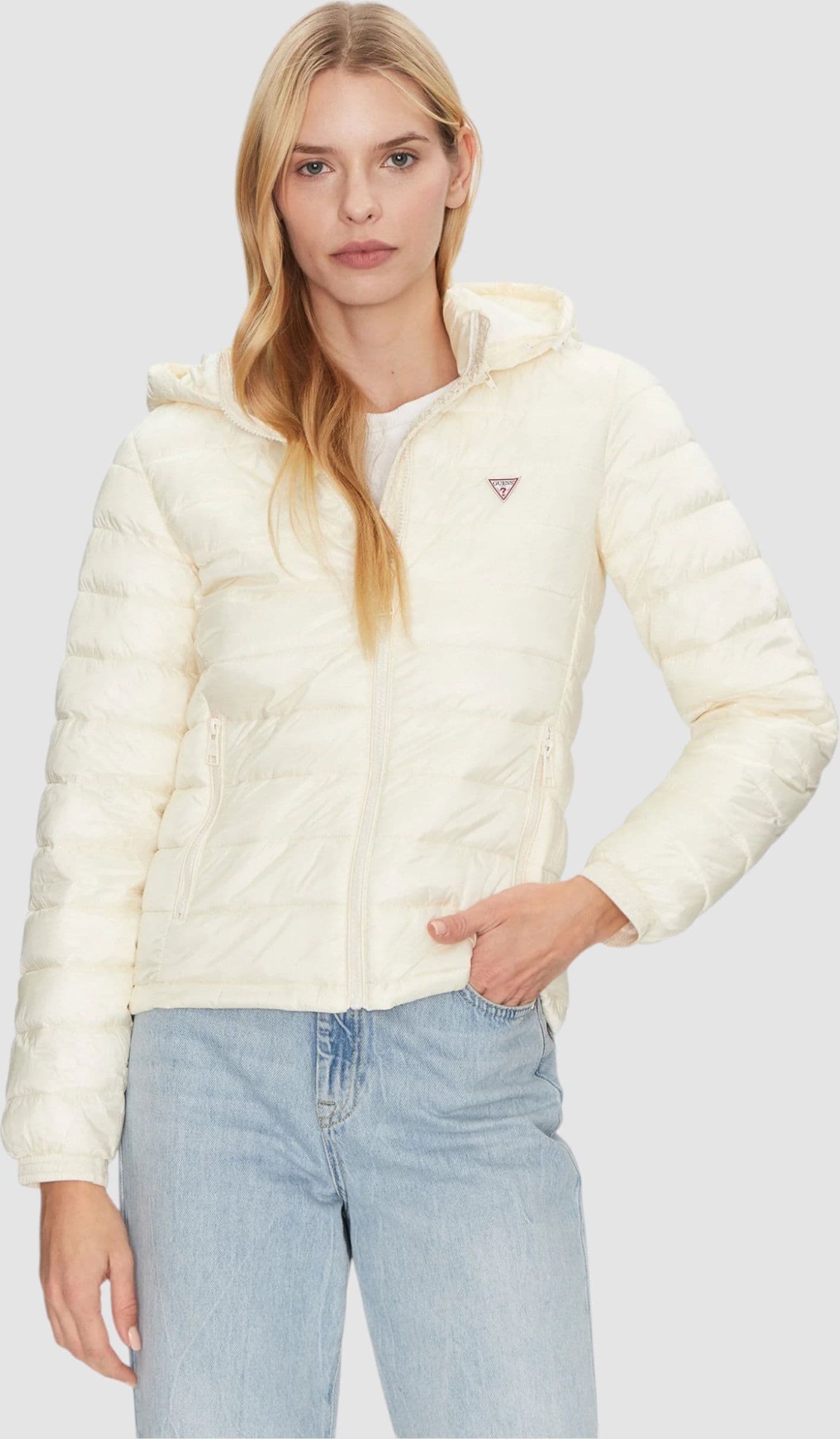 GUESS JEANS Piumino Donna Guess Jeans Regular Fit da donna in Giacche Drestige - Casamassima, commercioVirtuoso.it