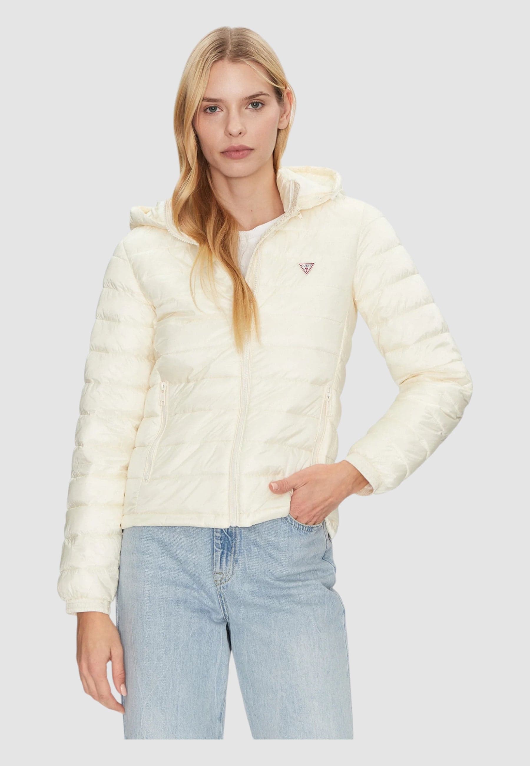 GUESS JEANS Piumino Donna Guess Jeans Regular Fit da donna in Giacche Drestige - Casamassima, commercioVirtuoso.it