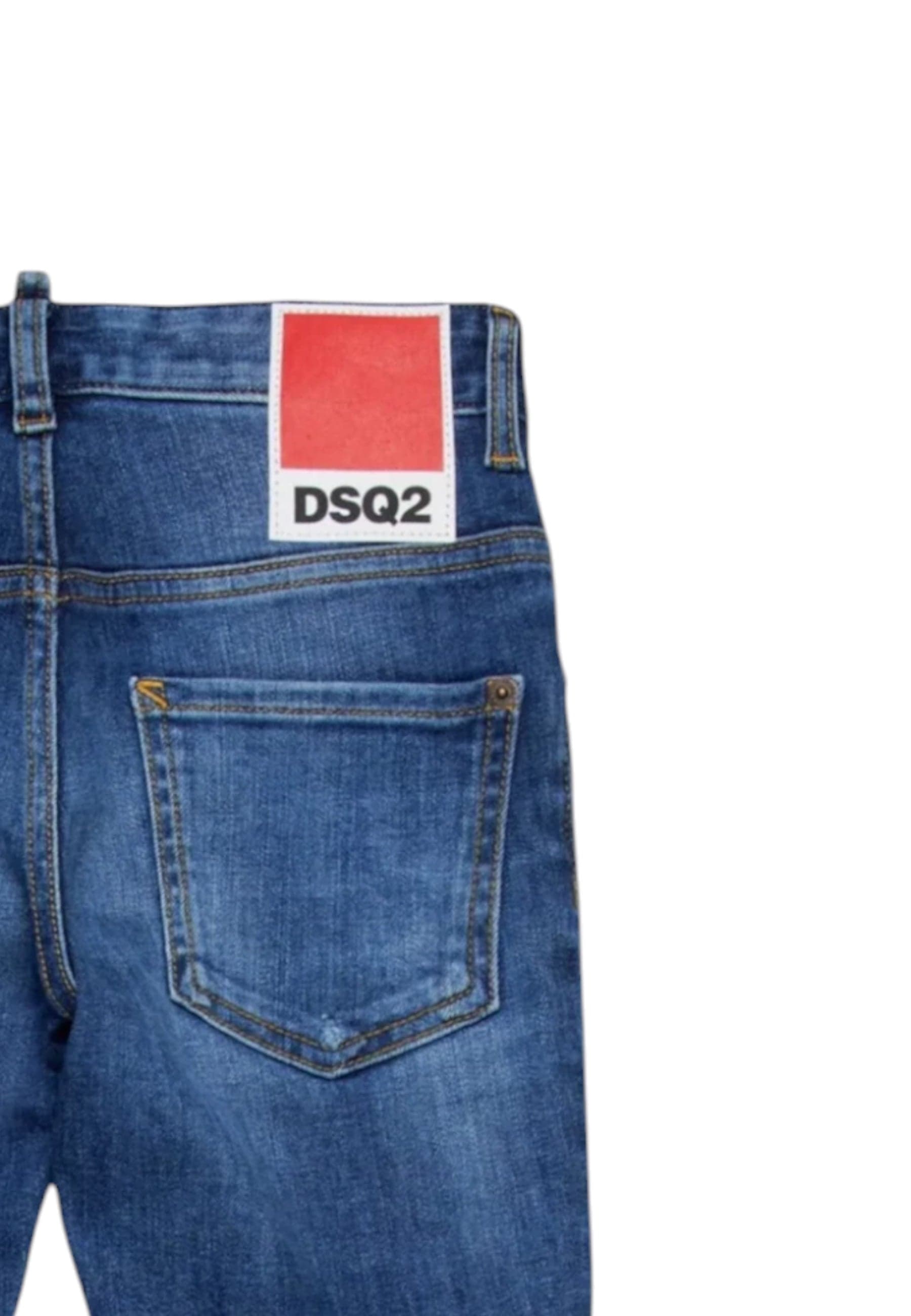 DSQUARED2 Jeans Bambino Dsquared2 Skater con strappi da bambino in Jeans Drestige - Casamassima, commercioVirtuoso.it
