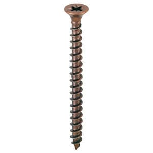 Viti Per Legno T. S. P. Bronzate 2,5X25- 10,0 Centinaia