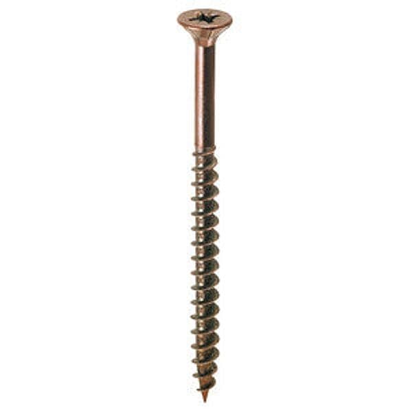 Viti per Legno T. S. P. 1/2 Fil. Bronz. 5 x 40 200 Pezzi