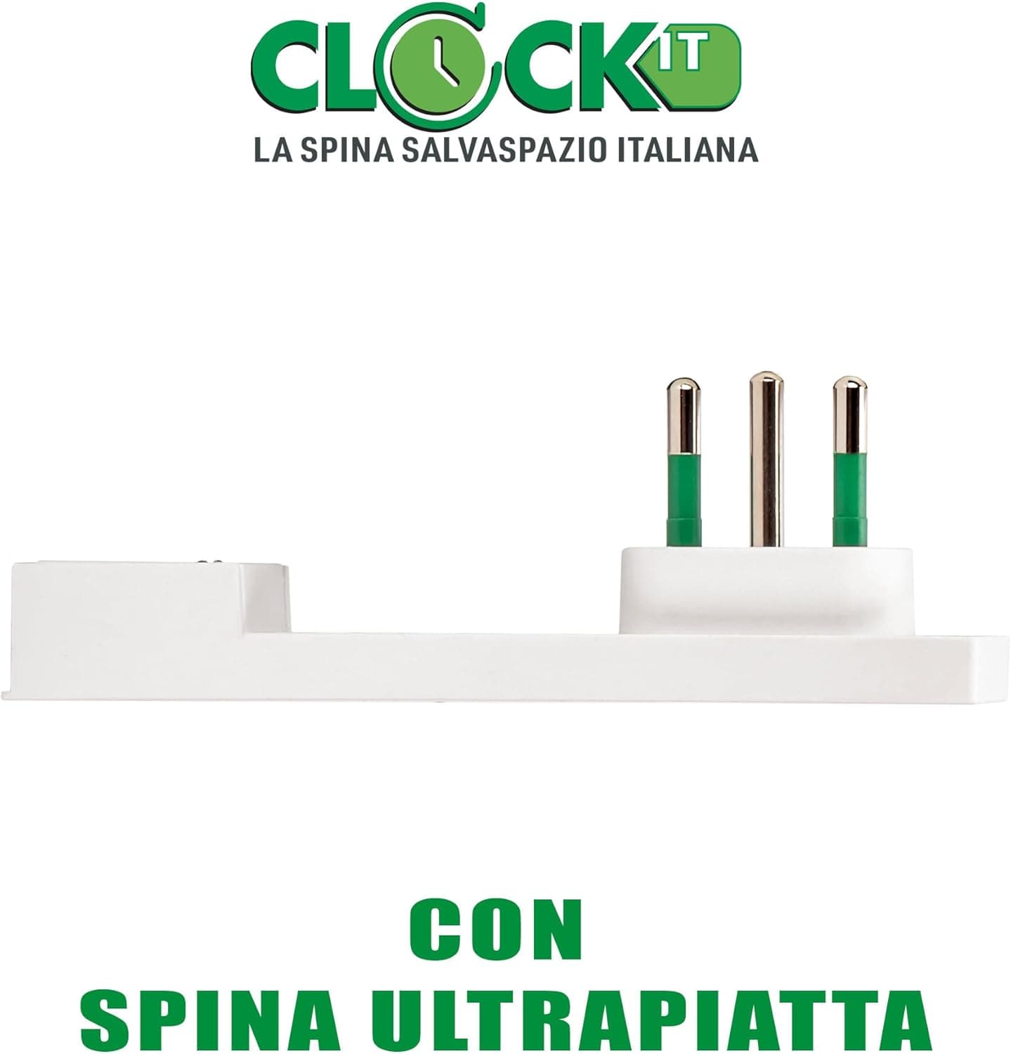 Prolunga Elettrica Lineare Bianca 2P T 10A Salvaspazio Spina E Presa Italiana Lunghezza 10 Metri Clock Fme in Prolunghe BricoGo - Marano di Napoli, commercioVirtuoso.it