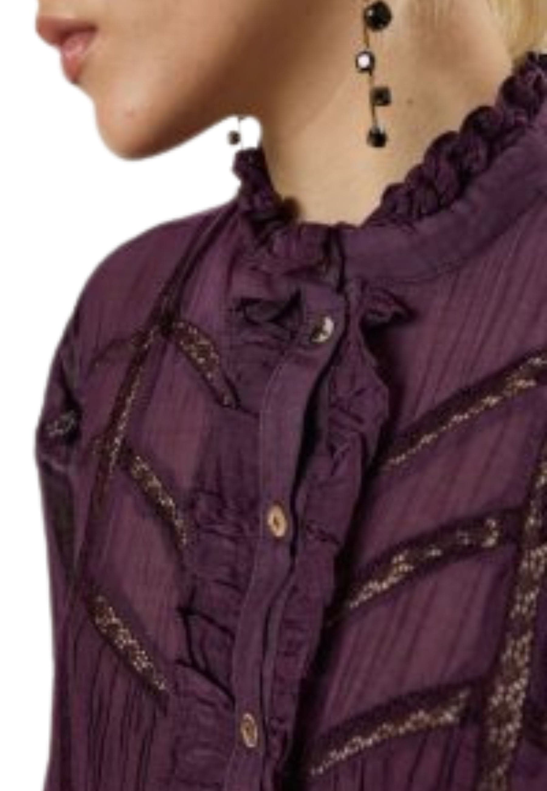 SOUVENIR Camicia Donna collo coreana da donna in Bluse e camicie Drestige - Casamassima, commercioVirtuoso.it