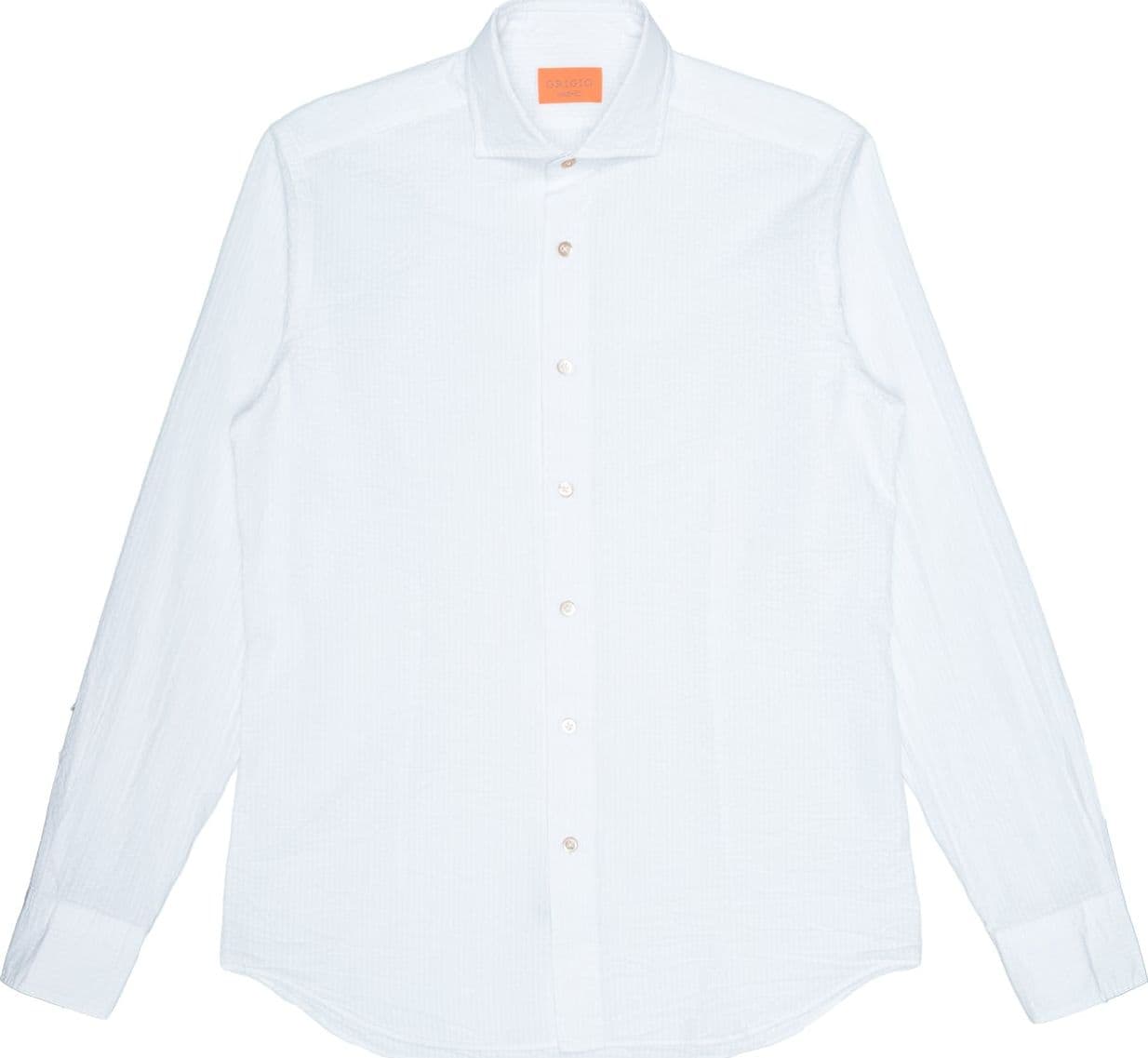 GRIGIO Camicia Uomo Grigio Silk Sucher da uomo in Camicie casual Drestige - Casamassima, commercioVirtuoso.it