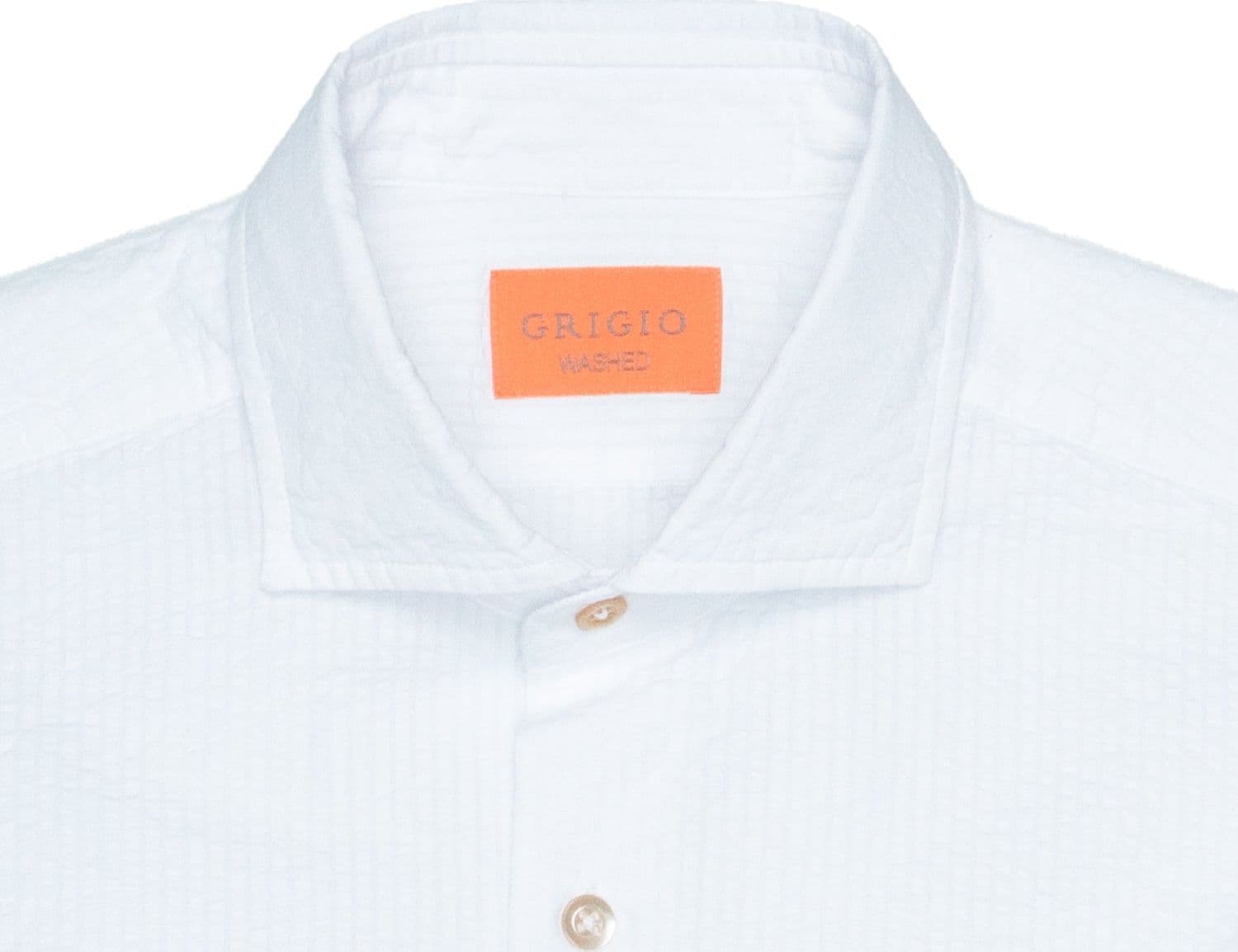 GRIGIO Camicia Uomo Grigio Silk Sucher da uomo in Camicie casual Drestige - Casamassima, commercioVirtuoso.it