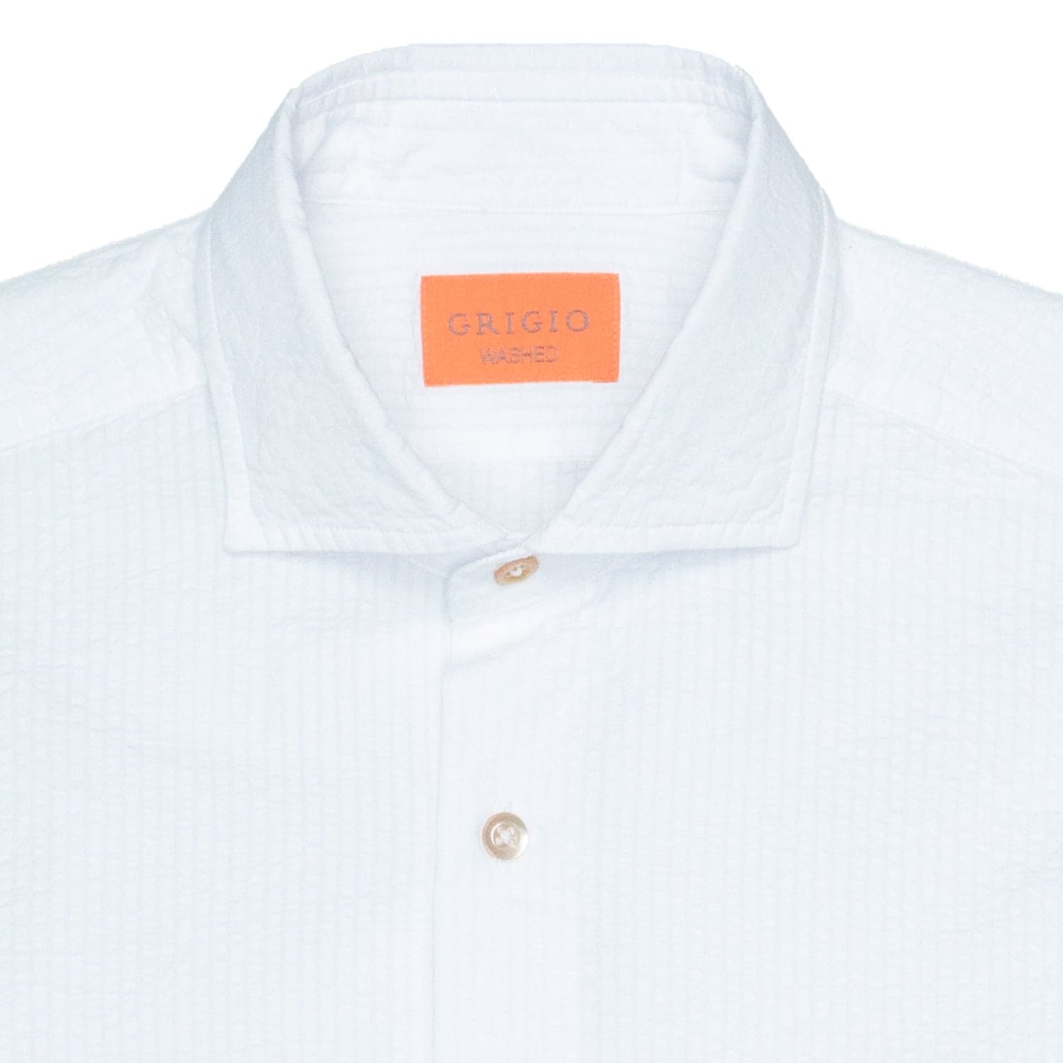GRIGIO Camicia Uomo Grigio Silk Sucher da uomo in Camicie casual Drestige - Casamassima, commercioVirtuoso.it
