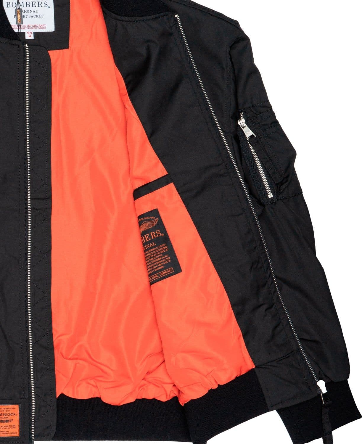 BOMBERS ORIGINAL Jacket Adulto unisex Bombers Original MA200 UNISEX black da donna in Giacche Drestige - Casamassima, commercioVirtuoso.it