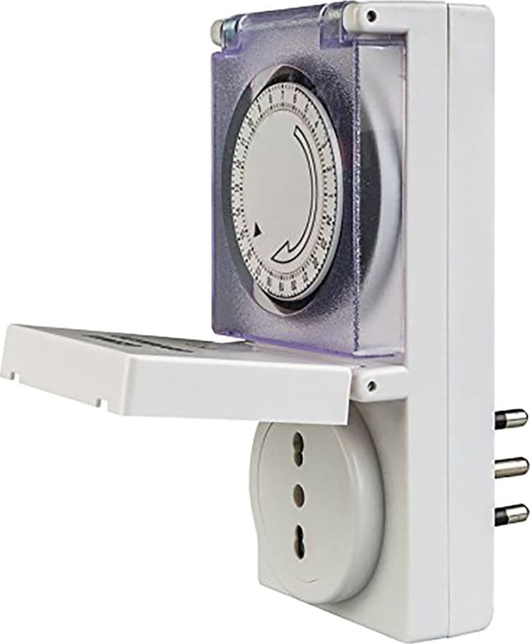Programmatore Giornaliero Da Esterno Presa Temporizzata Con Spina E Presa 16A Timer A Disco Ip Per Carichi Fino A 3500W Proxe in Timer BricoGo - Marano di Napoli, commercioVirtuoso.it