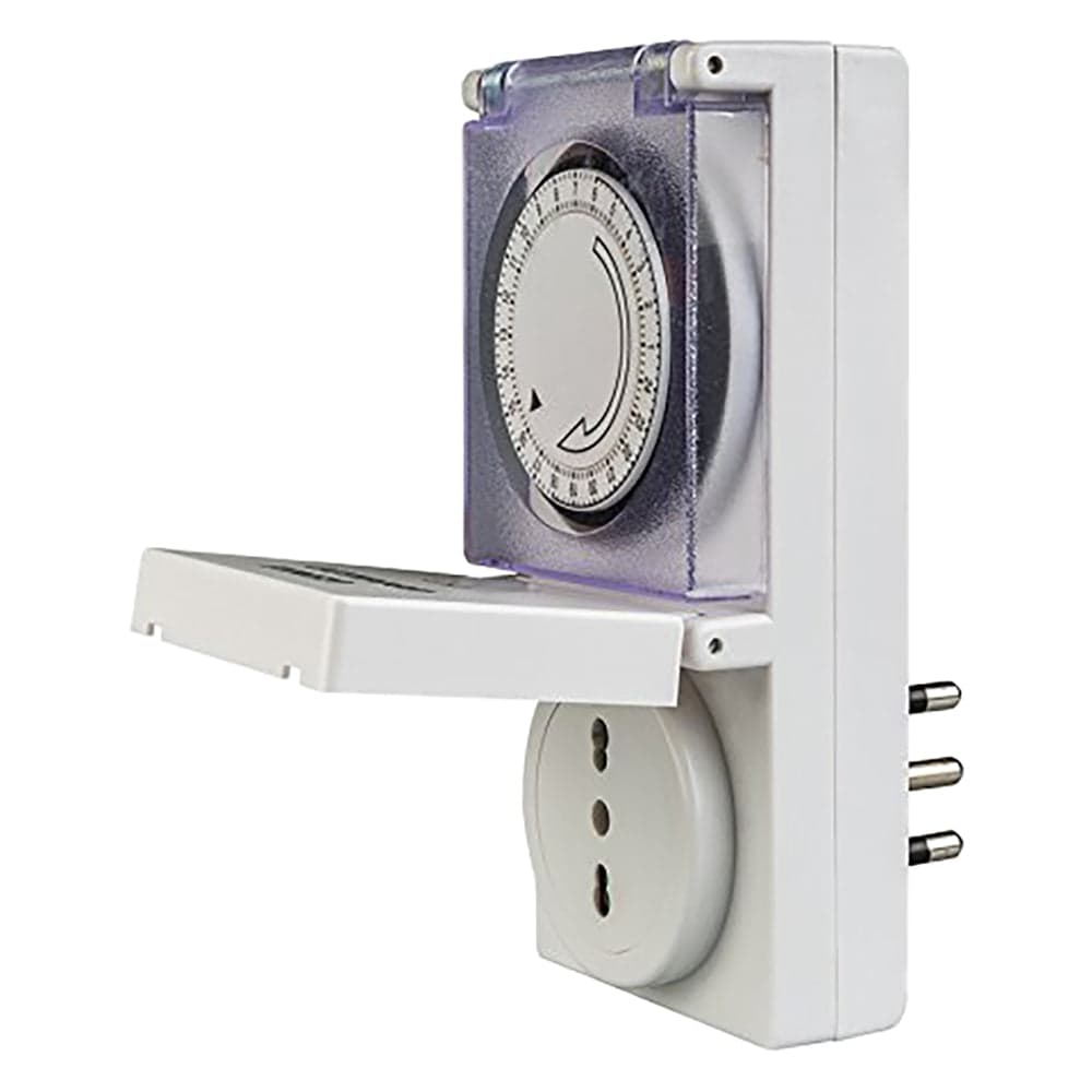 Programmatore Giornaliero Da Esterno Presa Temporizzata Con Spina E Presa 16A Timer A Disco Ip Per Carichi Fino A 3500W Proxe in Timer BricoGo - Marano di Napoli, commercioVirtuoso.it