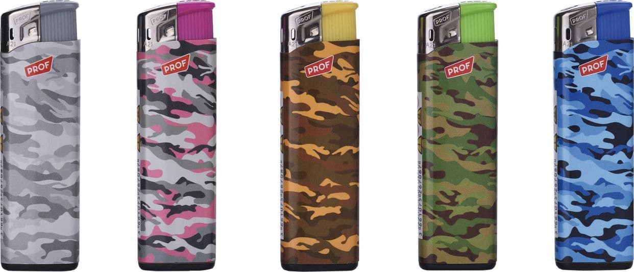 Accendino Elettronico Camouflage Fantasie Assortite 50.00 Pz in Accendini BricoGo - Marano di Napoli, commercioVirtuoso.it