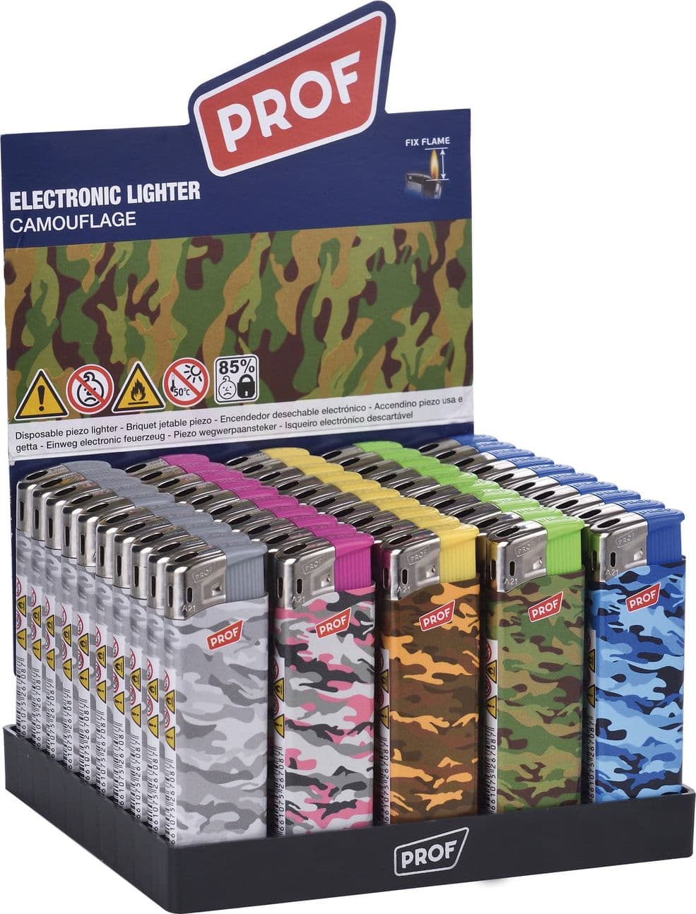 Accendino Elettronico Camouflage Fantasie Assortite 50.00 Pz in Accendini BricoGo - Marano di Napoli, commercioVirtuoso.it