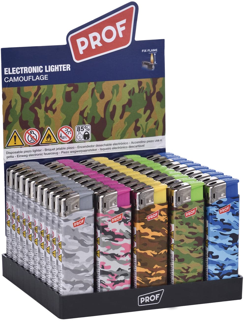 Accendino Elettronico Camouflage Fantasie Assortite 50.00 Pz in Accendini BricoGo - Marano di Napoli, commercioVirtuoso.it