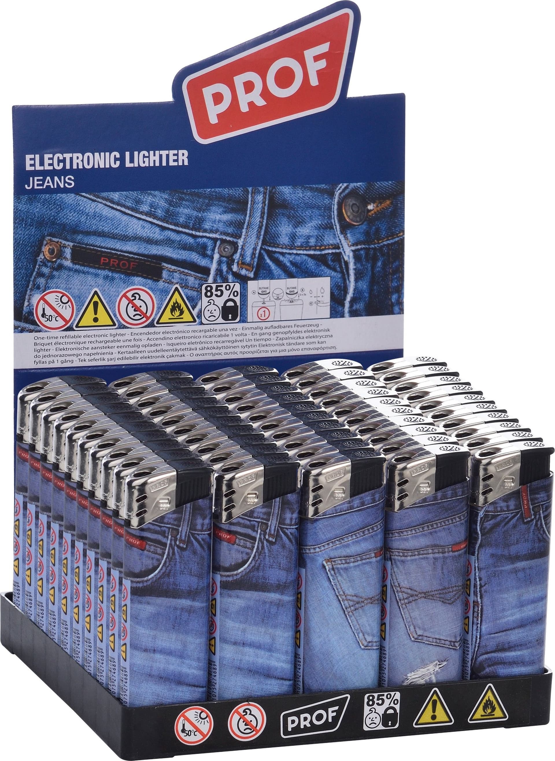 Accendino Elettronico Jeans Dl Fantasie Assortite 50.00 Pz in Accendini BricoGo - Marano di Napoli, commercioVirtuoso.it