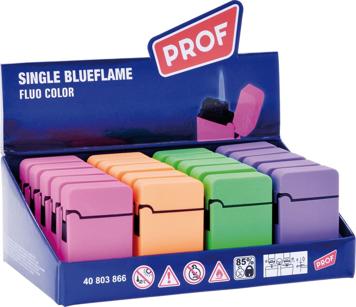 Accendino Fiamma Blu Trendy Colors Col. Assortiti 20.00 Pz in Accendini BricoGo - Marano di Napoli, commercioVirtuoso.it