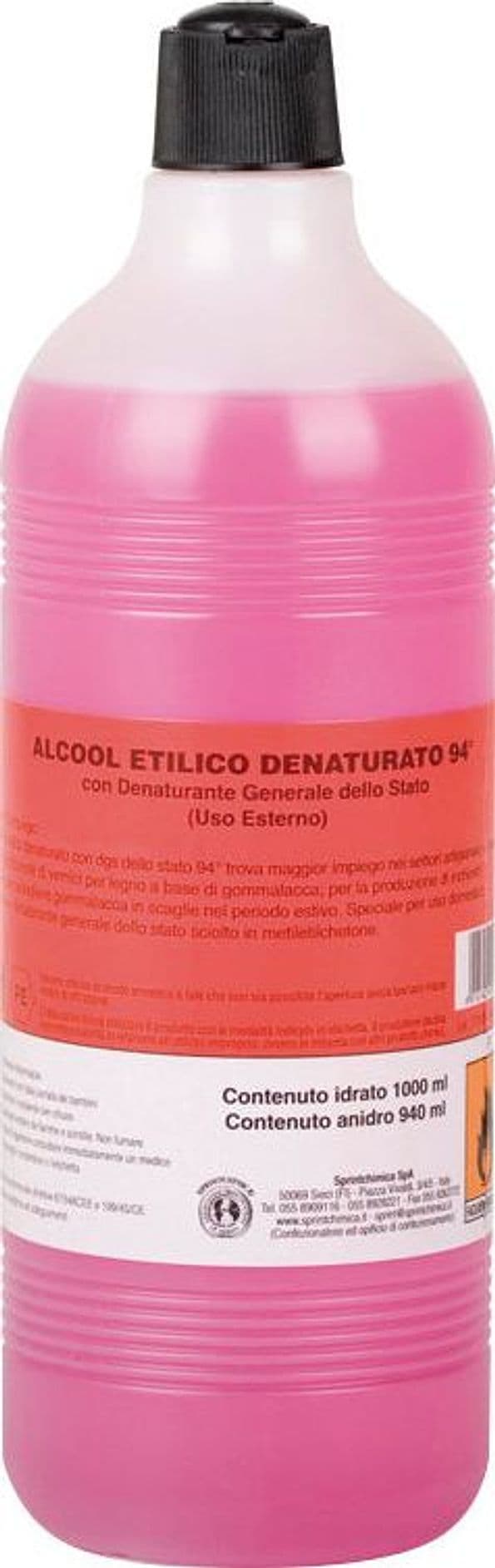 Alcool Etilico Denaturato 94% L 1 12 Pezzi