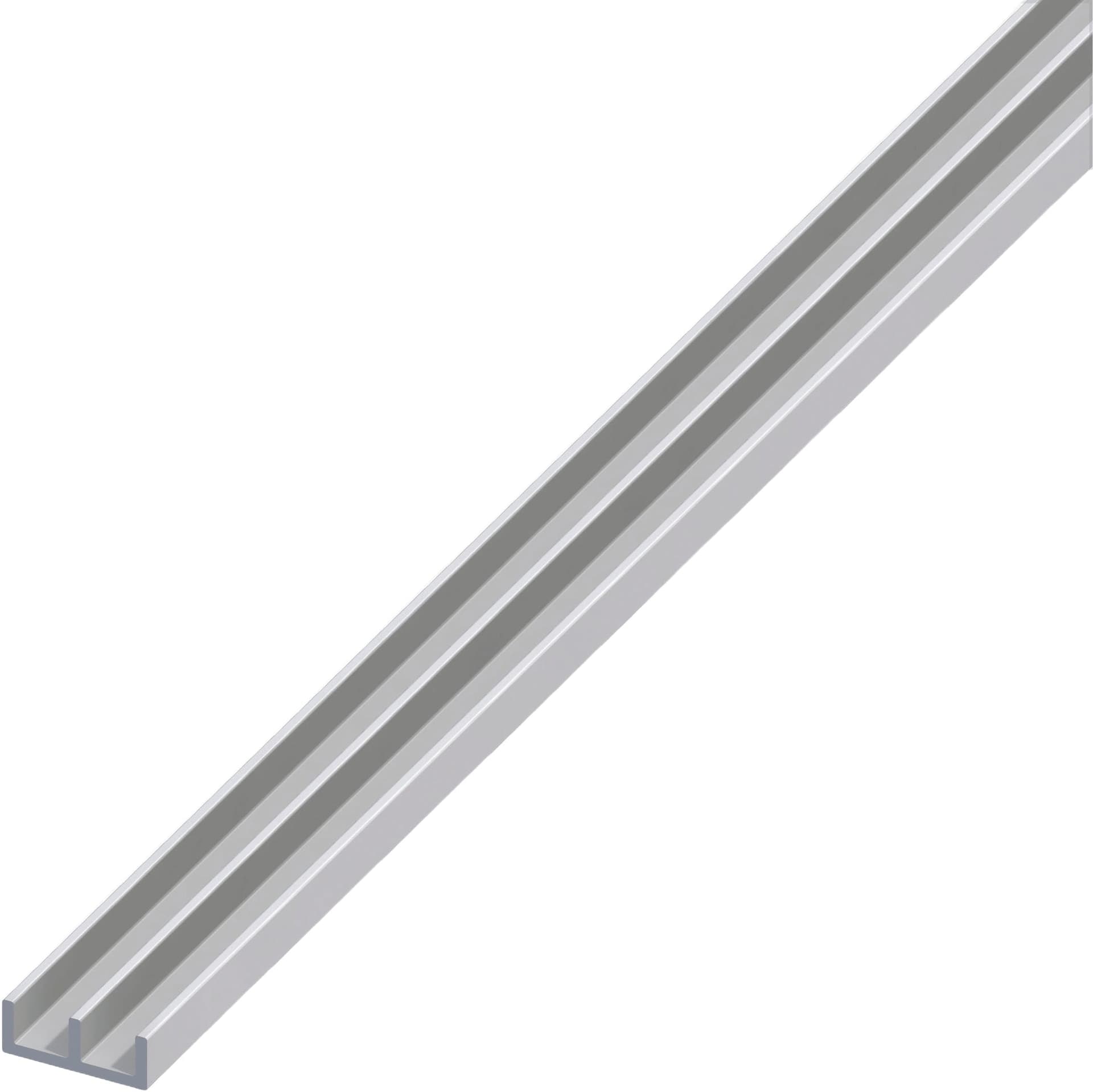 Profilo ad Uu Alluminio Argento Satinato Mm 12 x 16X1 M 2 Alfer
