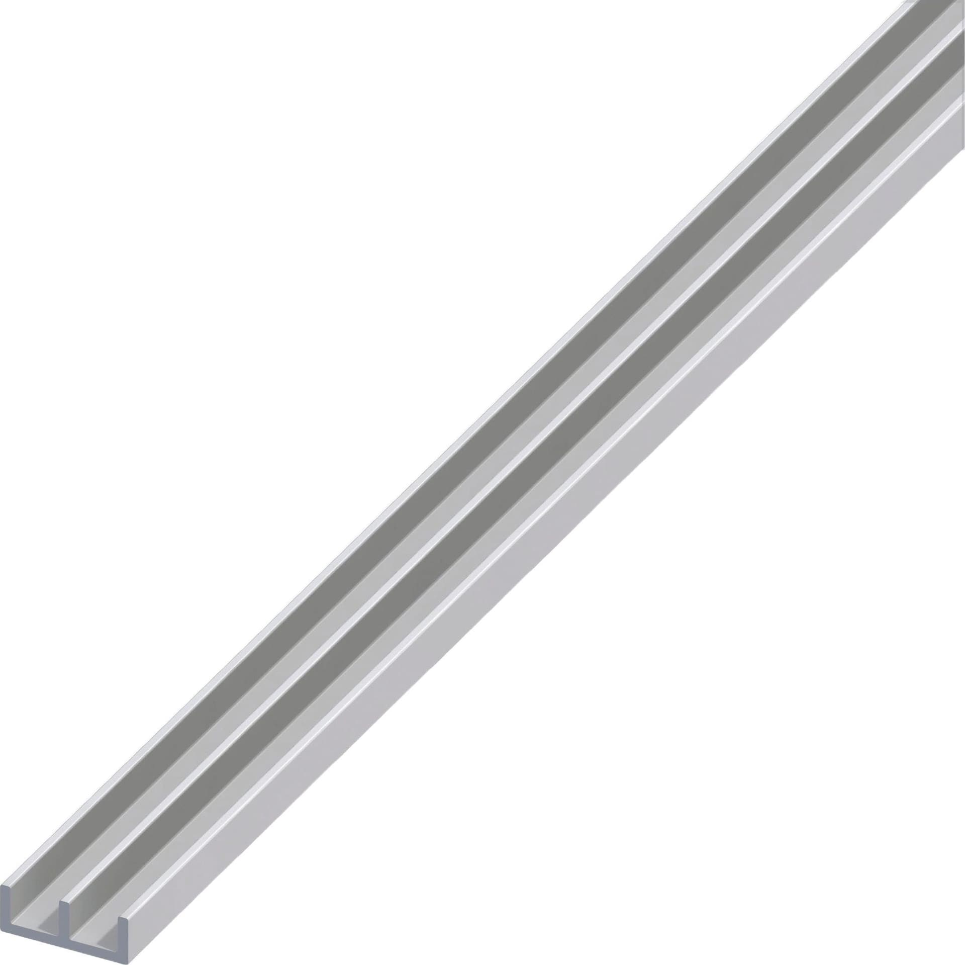 Profilo ad Uu Alluminio Argento Satinato Mm 18 x 20X1 M 2 Alfer