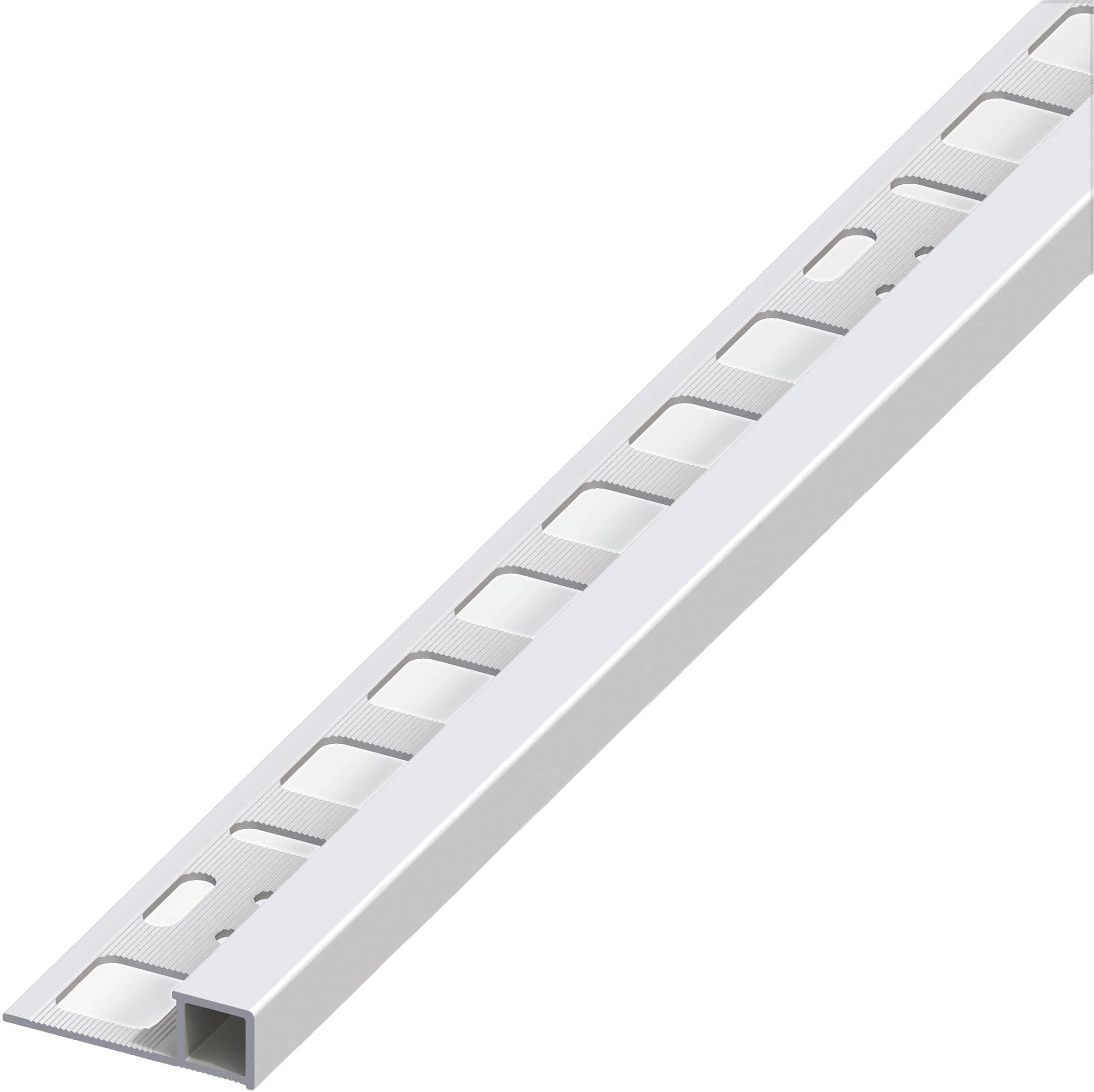 Alfer PROFILO QUADRATO CHIUSO JOLLY ALLUMINIO Argento Satinato mm. 12,5x2,5 mt. 5.00 pz