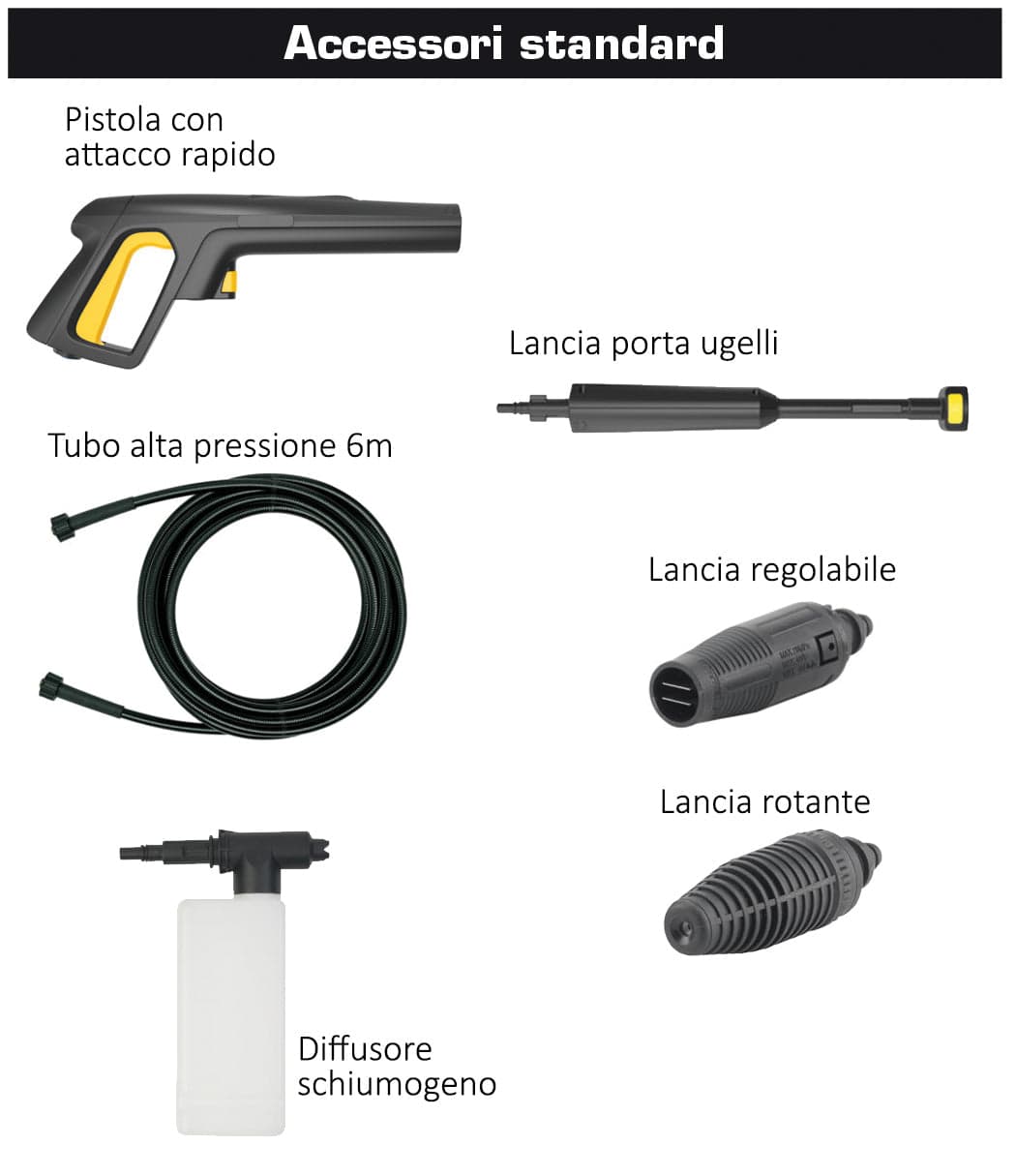 Annovi Reverberi Idropulitrice Ad Acqua Fredda 2Lt 1.900 W Con Avvolgicavo in Idropulitrici BricoGo - Marano di Napoli, commercioVirtuoso.it