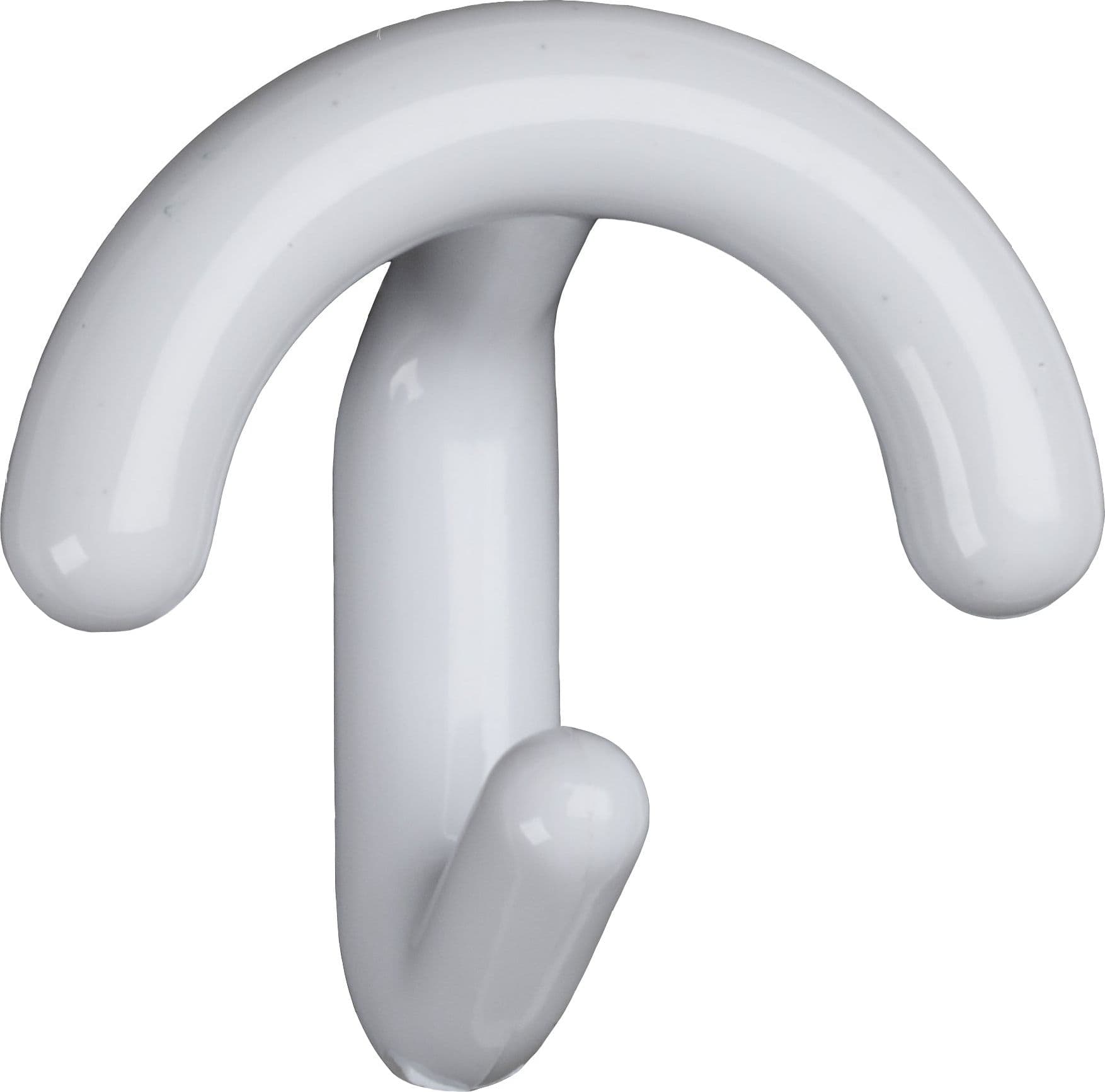 Appendiabito con 1/2 Pomolo 1 Posto Bianco 12 Pezzi