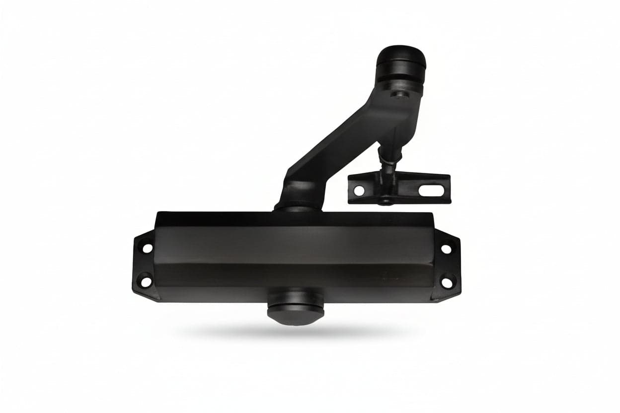CHIUDIPORTA AEREI SERIE DC110- - senza arresto, nero mm.182x41x60h. (DC1109005) -  ASSA ABLOY