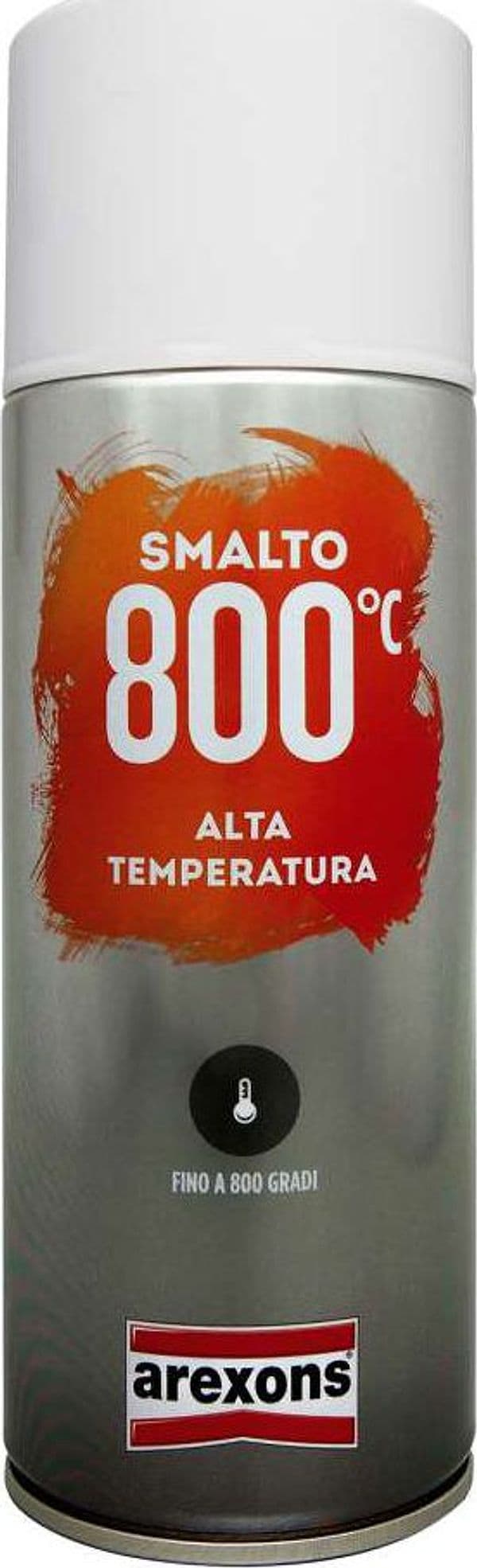 Vernice Spray Smalto 800 °c Alta Temperatura Ml. 400 Trasparente 6 Pezzi