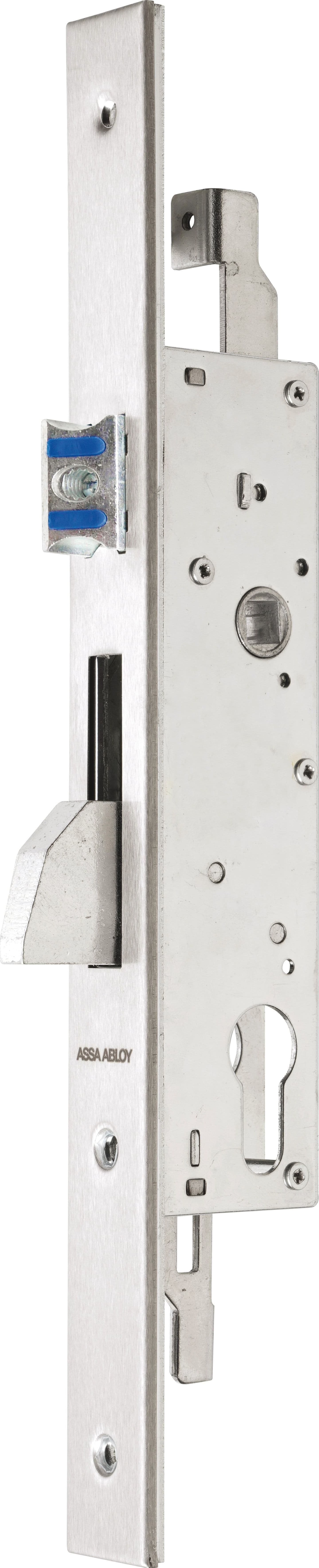 Serratura Ferro Infilare Montanti 3 Punti Chiusura Art. D81 E.25 mm Assa