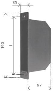 Avvolgitore Semincasso Completo Cintino Mm. 20 Mt. 5,5 (Interasse Fori Mm. 165) in Accessori per finestre BricoGo - Marano di Napoli, commercioVirtuoso.it