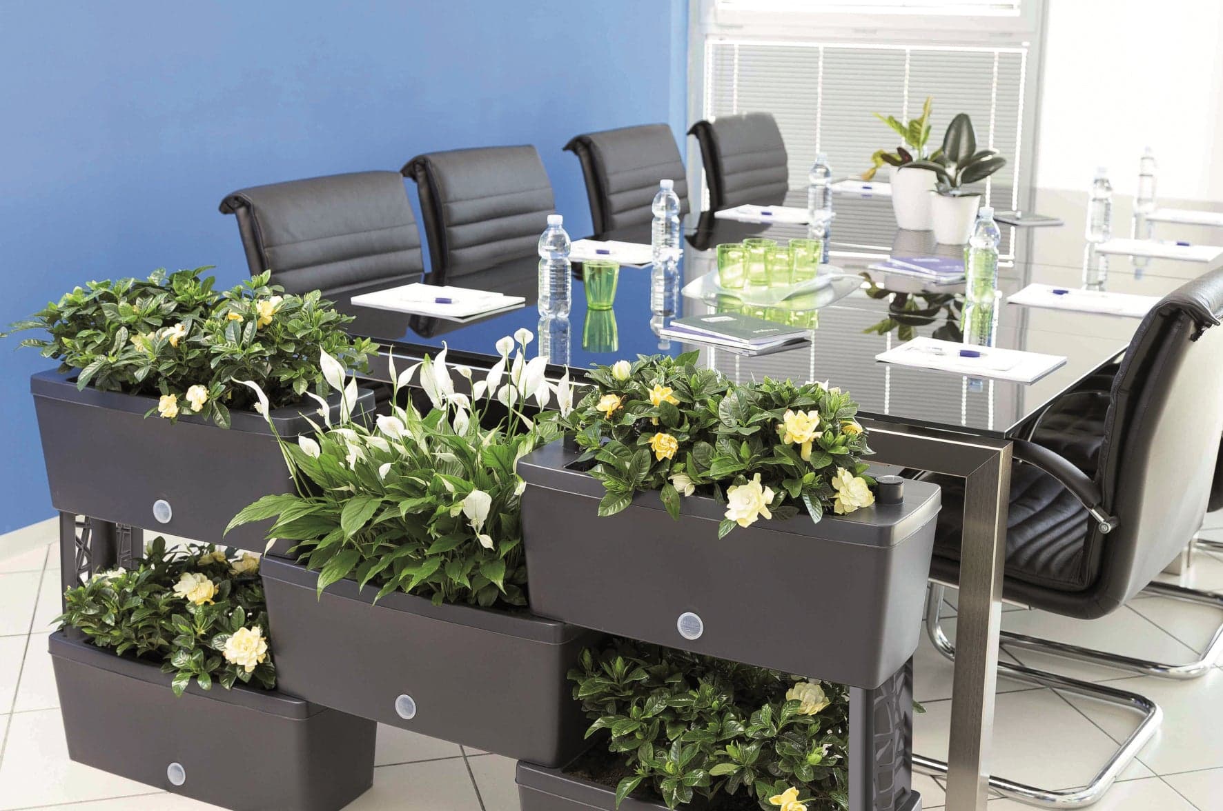 Bama Kit Fioriera Rettangolare Brick 5 Pz. Col. Grigio Cm. 60X23X27 H in Vasi tradizionali BricoGo - Marano di Napoli, commercioVirtuoso.it