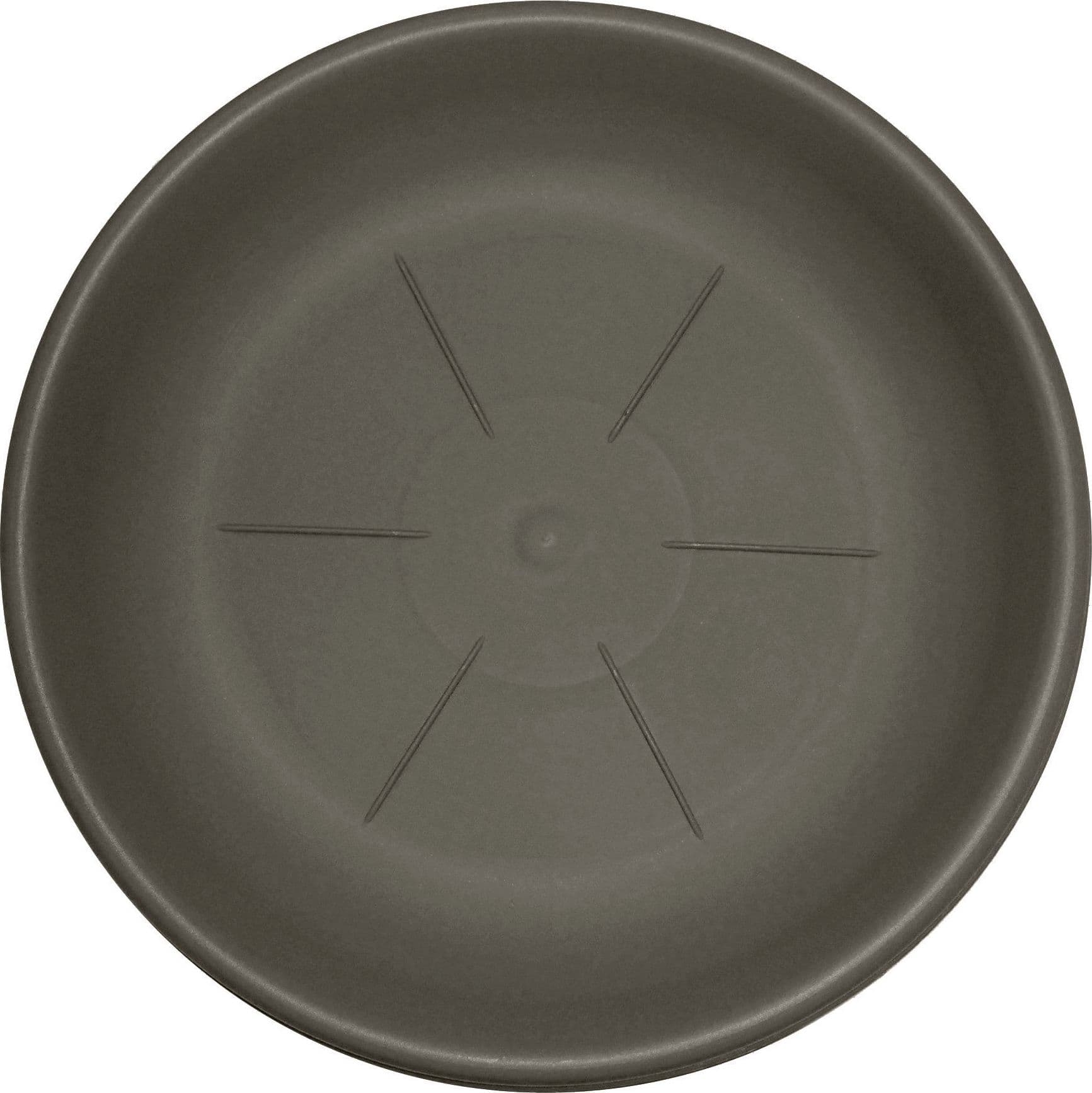Sottovaso Tondo Terra Fly Hedera Colore Cappuccino Ø Cm 30 Bama