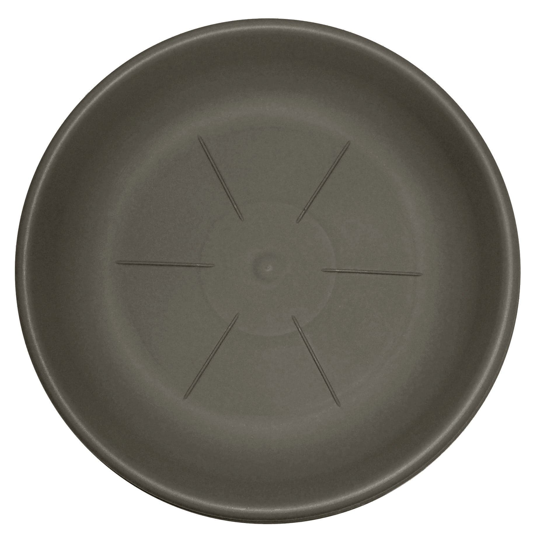 Sottovaso Tondo Terra Fly Hedera Colore Cappuccino Ø Cm 30 Bama