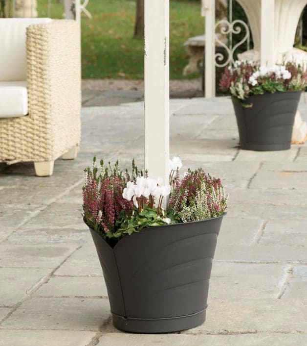Bama Vaso Tulipano Set 2 Vasi Col. Grigio Cm. 34,5X19X30 H in Vasi tradizionali BricoGo - Marano di Napoli, commercioVirtuoso.it