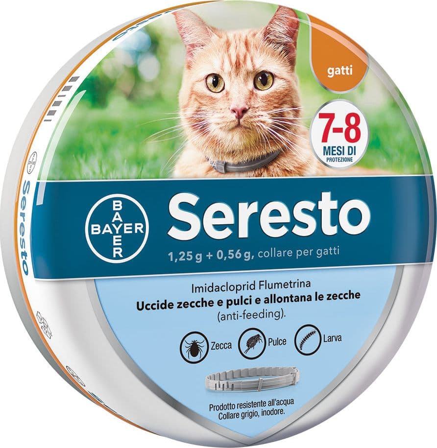 Colore Lare Antiparassitario per Gatti Seresto Cm 38 Bayer