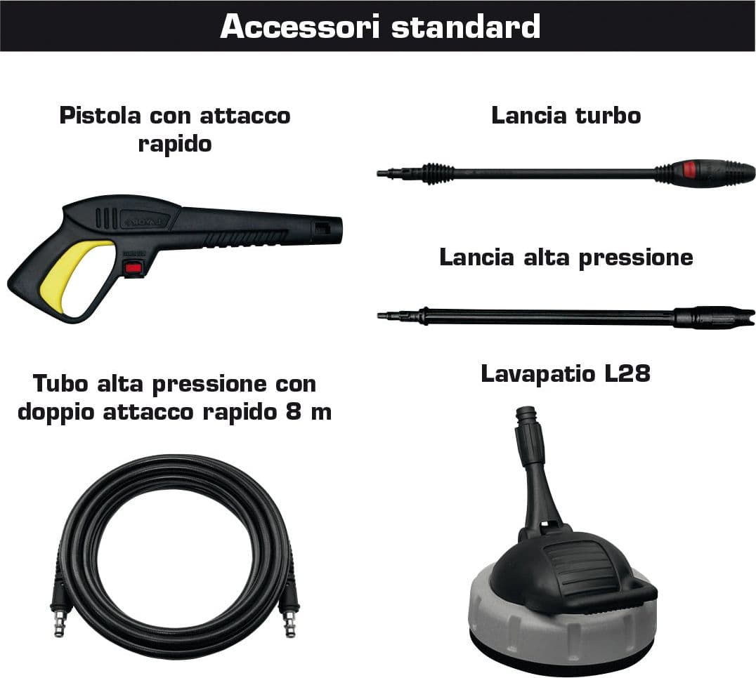 Lavorwash Idropulitrice Ad Acqua Fredda Ad Induzione Pascal 20 2.100 W Con Patio in Idropulitrici BricoGo - Marano di Napoli, commercioVirtuoso.it