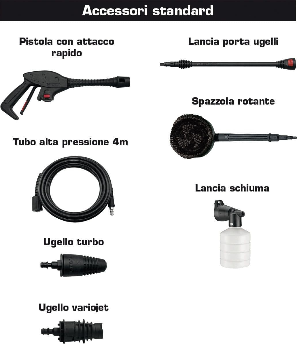 Lavorwash Idropulitrice Ad Acqua Fredda Fury Plus 120 1.700 W Con Avvolgicavo E Spazzola Rotante in Idropulitrici BricoGo - Marano di Napoli, commercioVirtuoso.it
