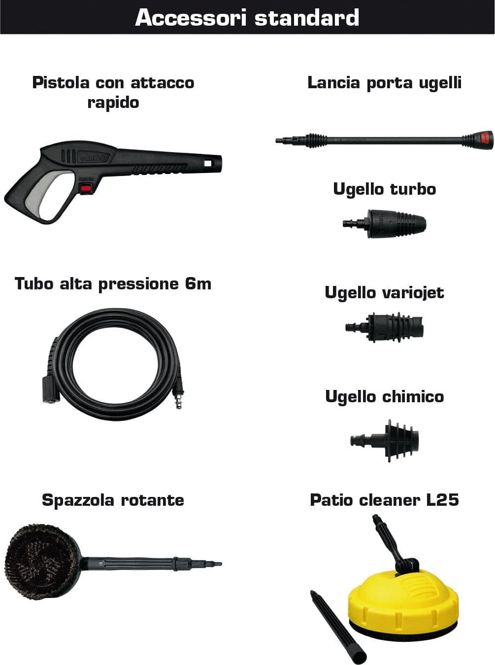 Lavorwash Idropulitrice Ad Acqua Fredda Planet 160 2.500 W Con Avvolgicavo, Patio E Spazzola in Idropulitrici BricoGo - Marano di Napoli, commercioVirtuoso.it