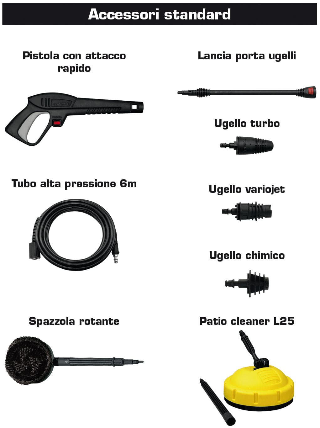 Lavorwash Idropulitrice Ad Acqua Fredda Planet 160 2.500 W Con Avvolgicavo, Patio E Spazzola in Idropulitrici BricoGo - Marano di Napoli, commercioVirtuoso.it