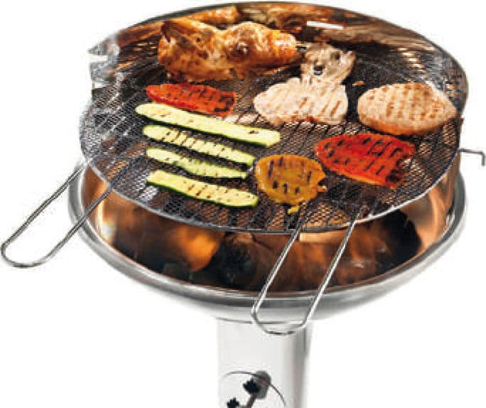 Ompagrill Barbecue Inox Venus 480 Pro System Griglia Acciaio Cromato Ø Cm. 44 - H Cm. 89 in Barbecue a carbone BricoGo - Marano di Napoli, commercioVirtuoso.it