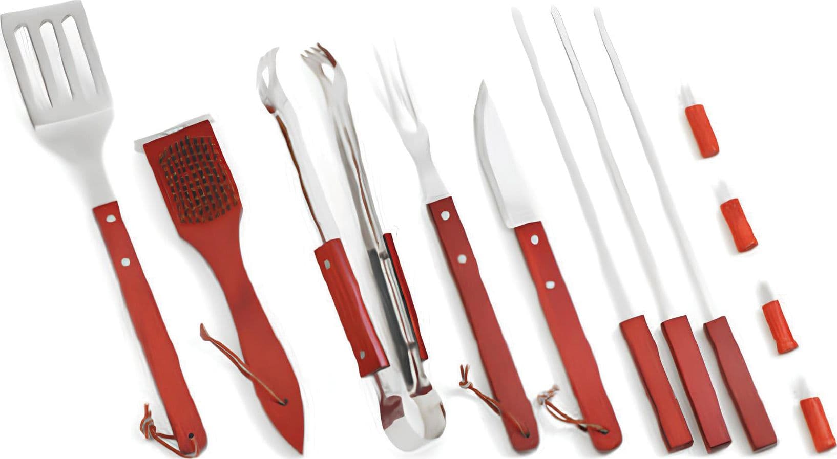 Ompagrill Set Utensili Per Barbecue Valigetta 12 Pezzi Manico Da Cm. 40 in Set di attrezzi BricoGo - Marano di Napoli, commercioVirtuoso.it