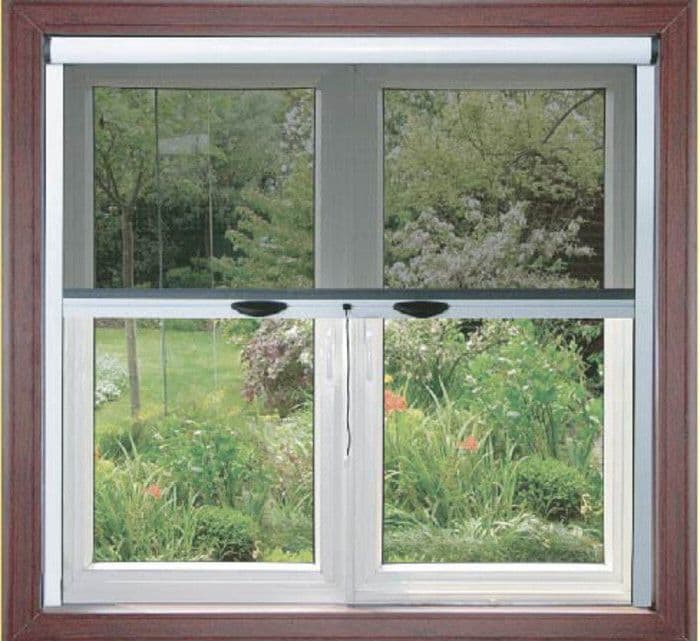Kit Finestra con Freno 100 x 160 Bianco Zanzariera