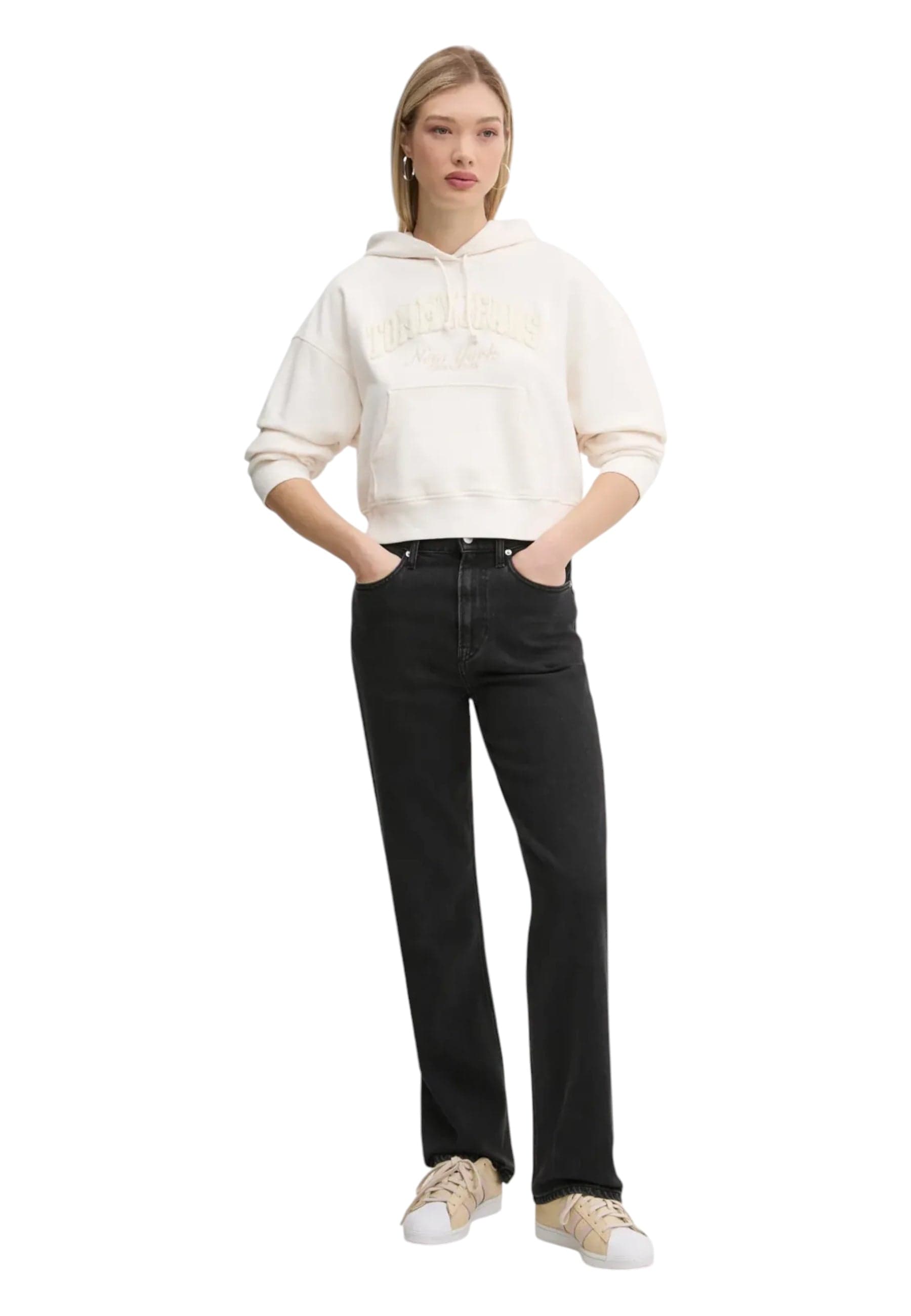 Tommy Hilfiger Felpa Donna da donna in Felpe con cappuccio Drestige - Casamassima, commercioVirtuoso.it