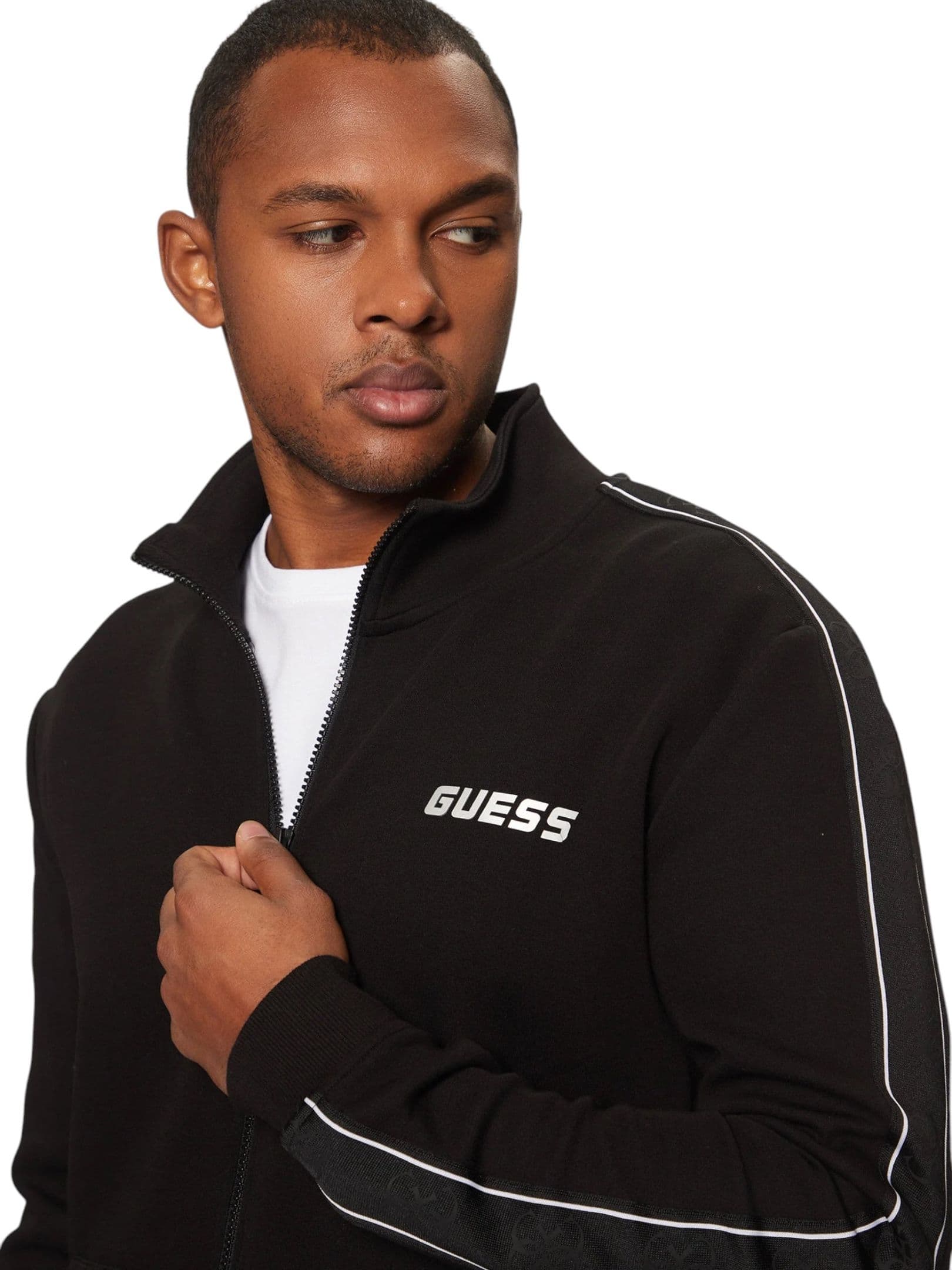 GUESS ACTIVEWEAR Felpa Uomo Guess Activewear Full zip da uomo in Felpe senza cappuccio Drestige - Casamassima, commercioVirtuoso.it