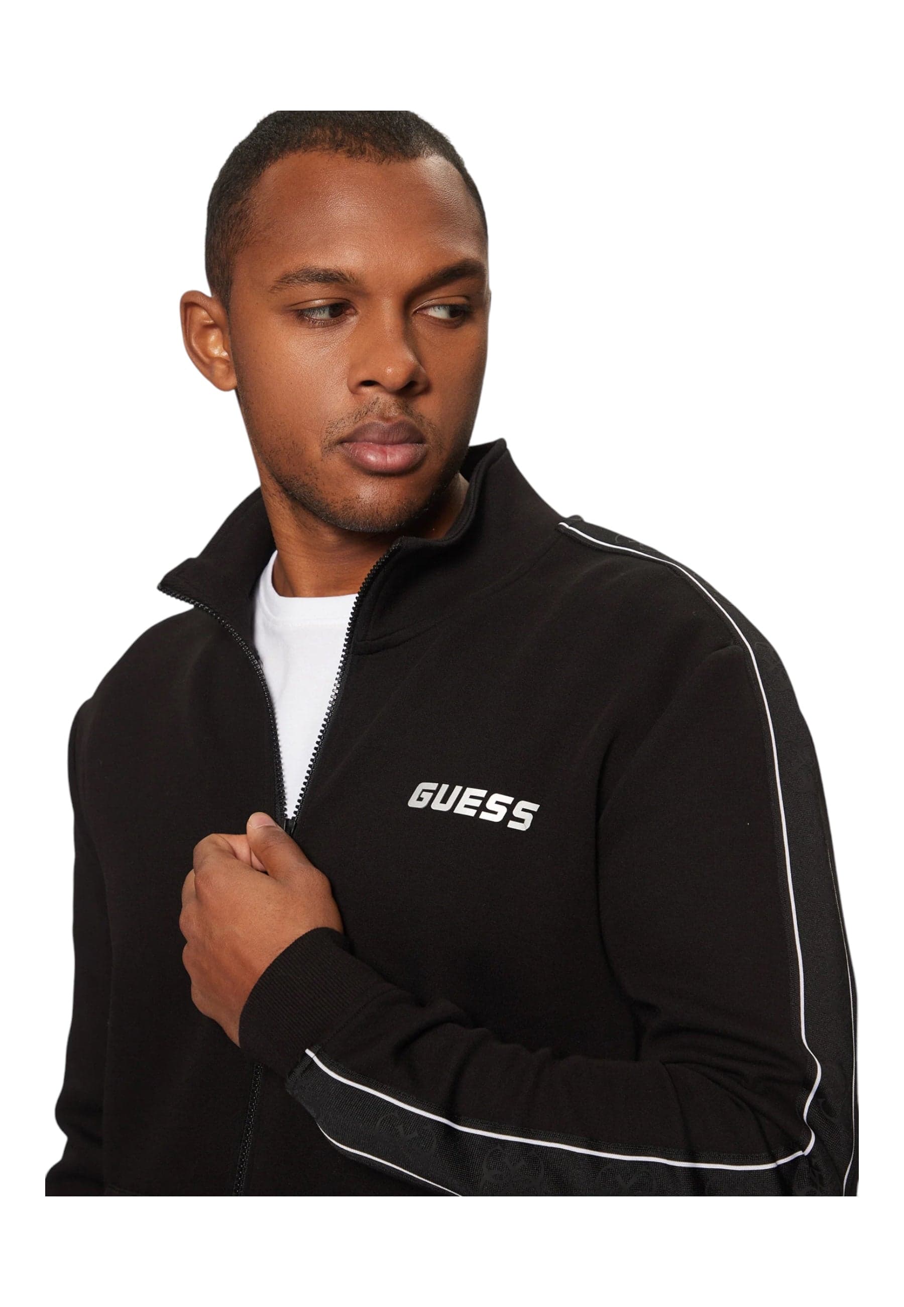 GUESS ACTIVEWEAR Felpa Uomo Guess Activewear Full zip da uomo in Felpe senza cappuccio Drestige - Casamassima, commercioVirtuoso.it