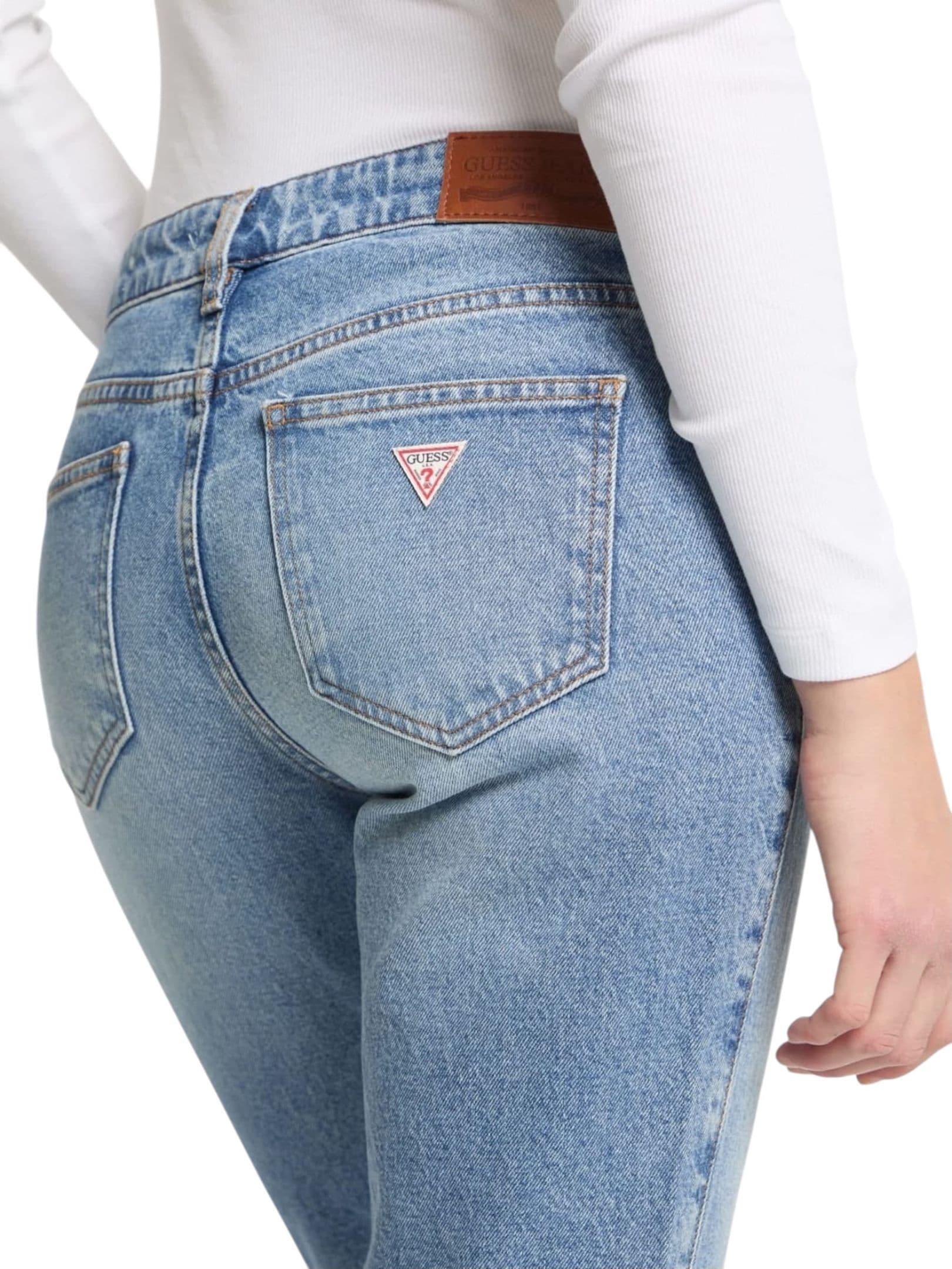GUESS JEANS Jeans Donna Guess Jeans Bootcut da donna in Jeans Drestige - Casamassima, commercioVirtuoso.it