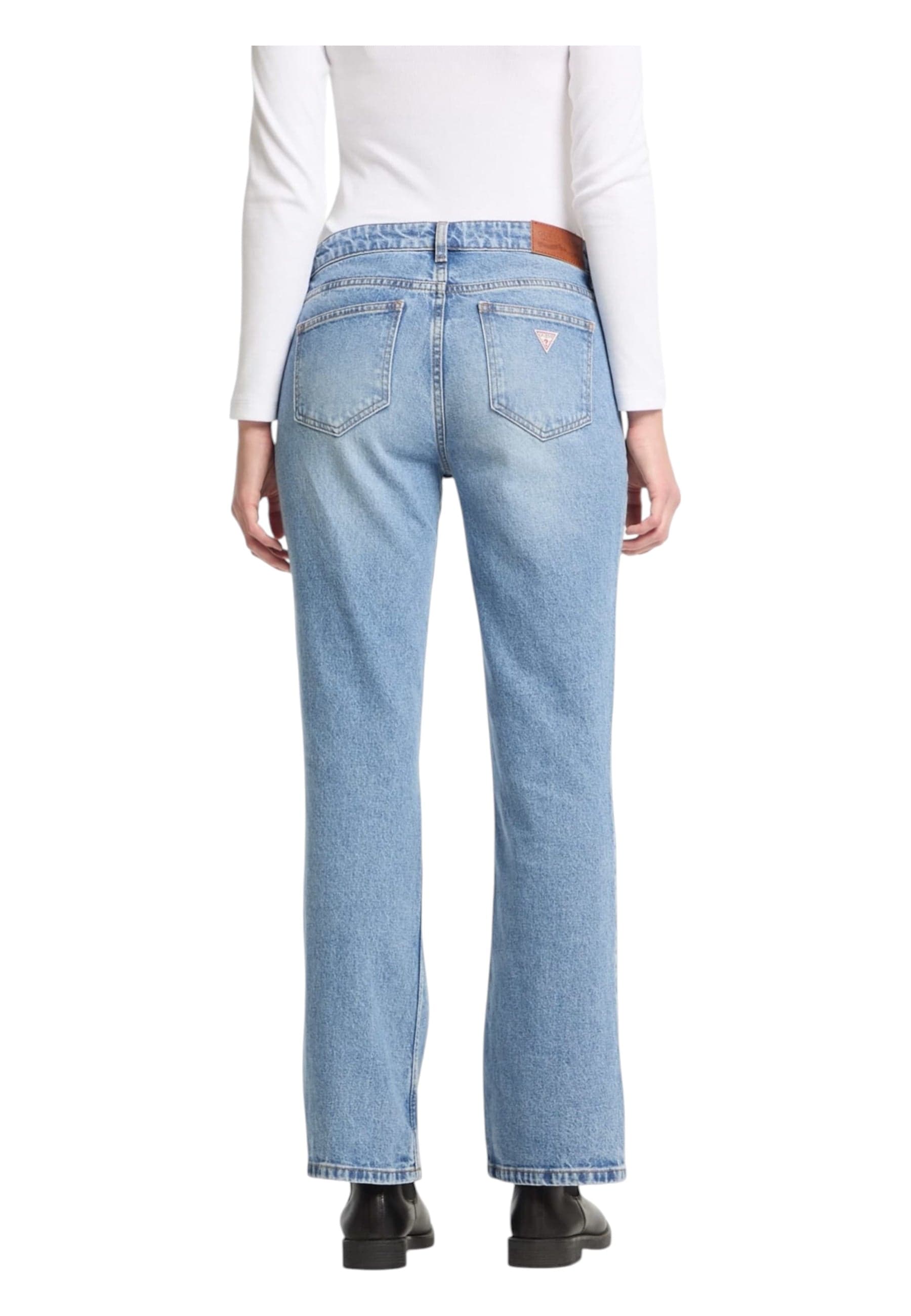 GUESS JEANS Jeans Donna Guess Jeans Bootcut da donna in Jeans Drestige - Casamassima, commercioVirtuoso.it