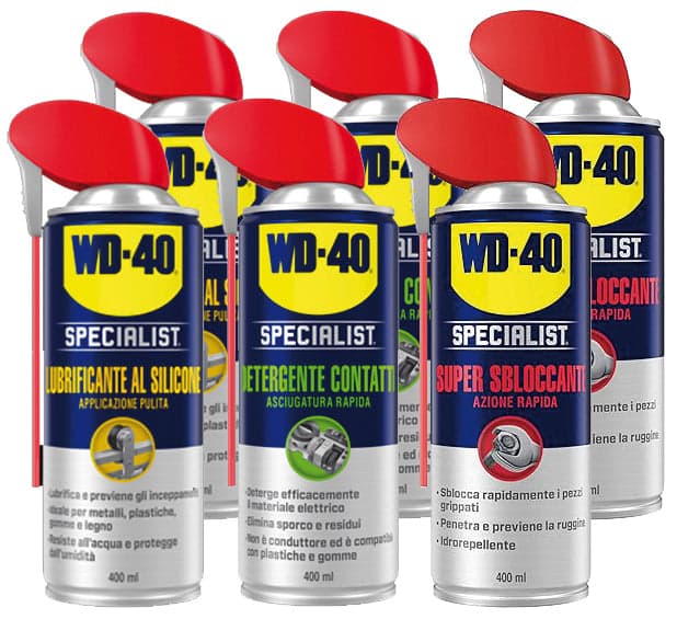 Spray Wd-40 Mixed Specialist Ml.400 Pz.6 in Lubrificanti BricoGo - Marano di Napoli, commercioVirtuoso.it
